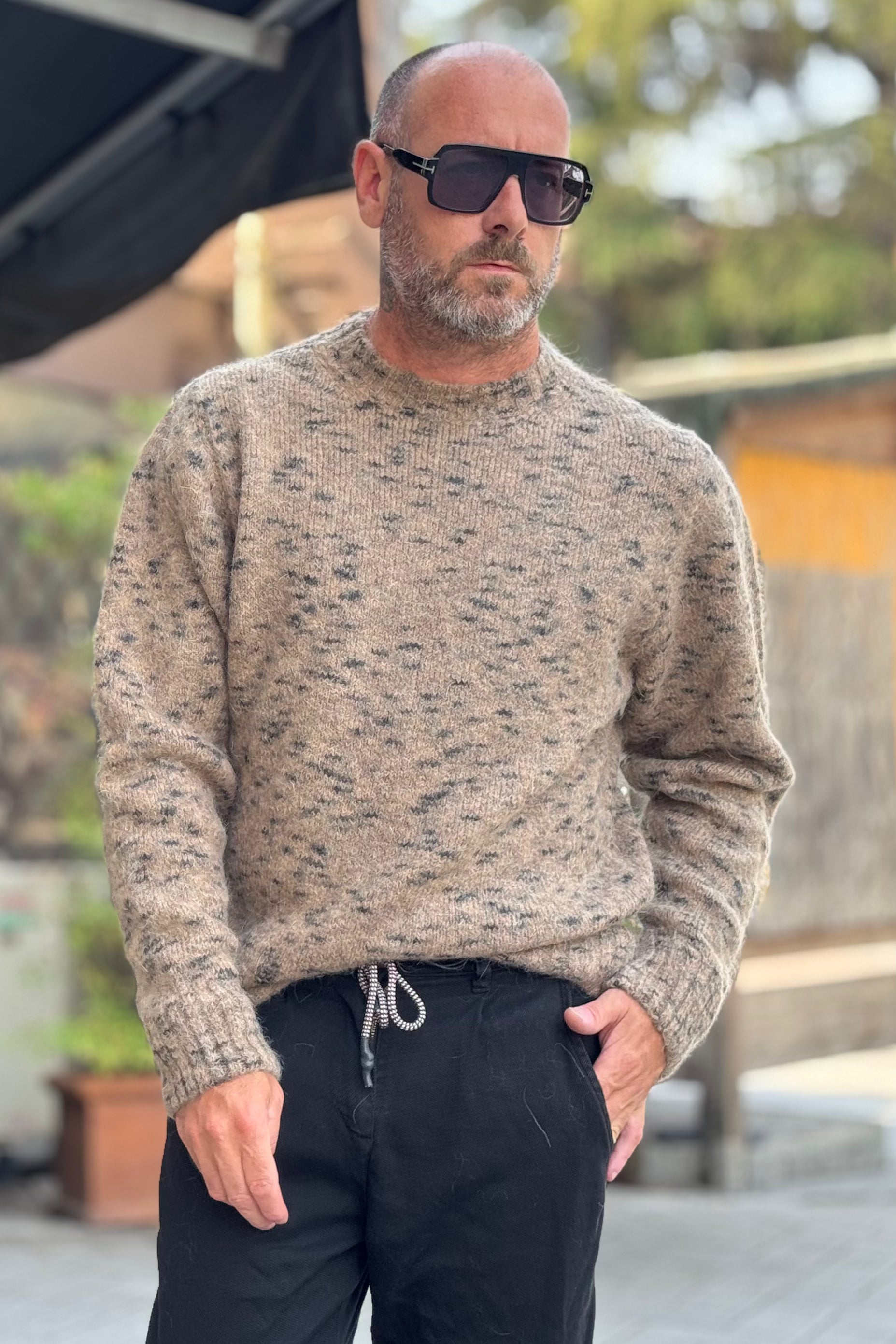 BICOLORE AU522 MAGLIA GIROCOLLO DISPONIBILE IN 2 COLORI