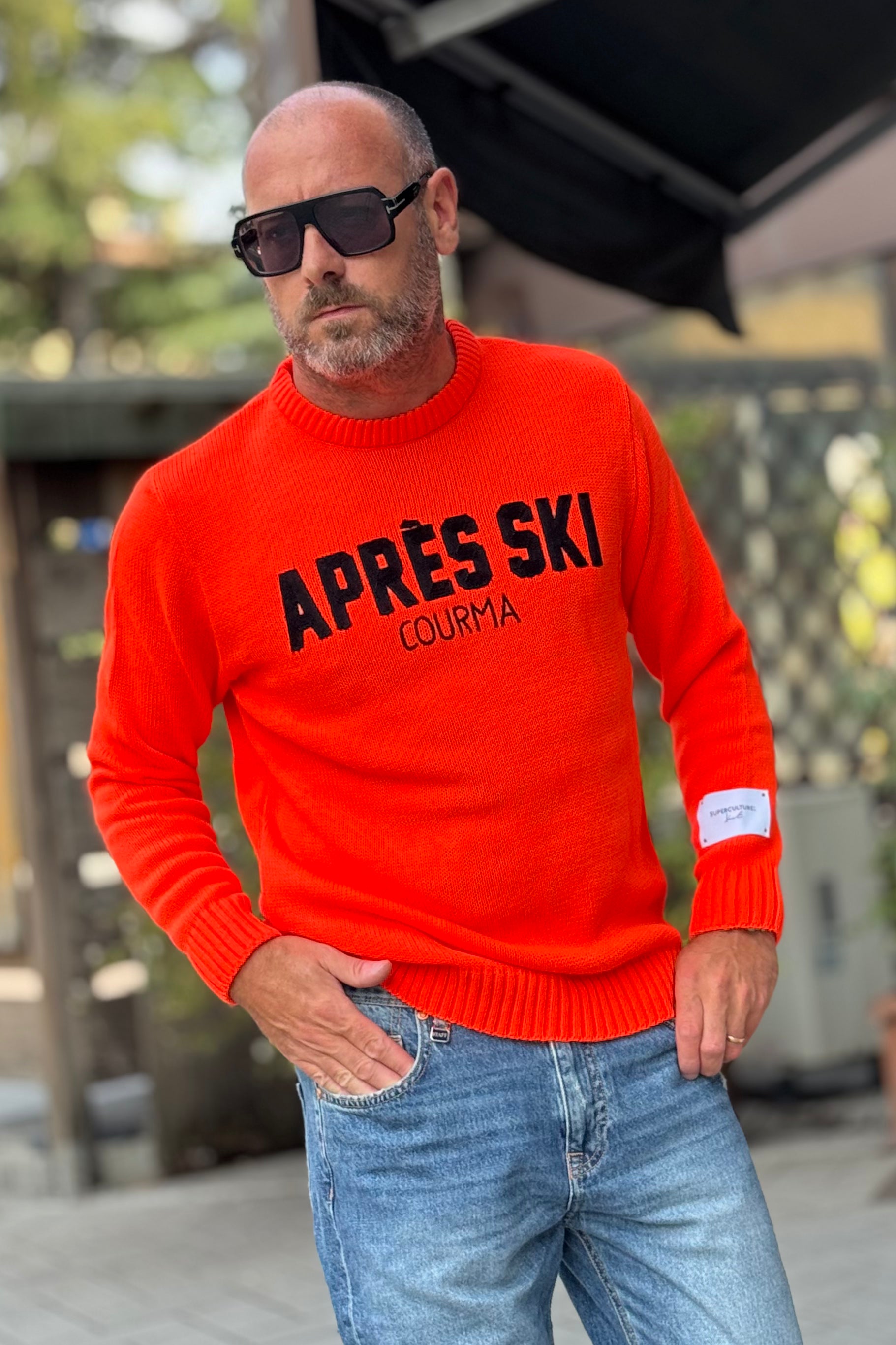 SUPERCULTURE AK5017 APRES SKY MAGLIA GIROCOLLO