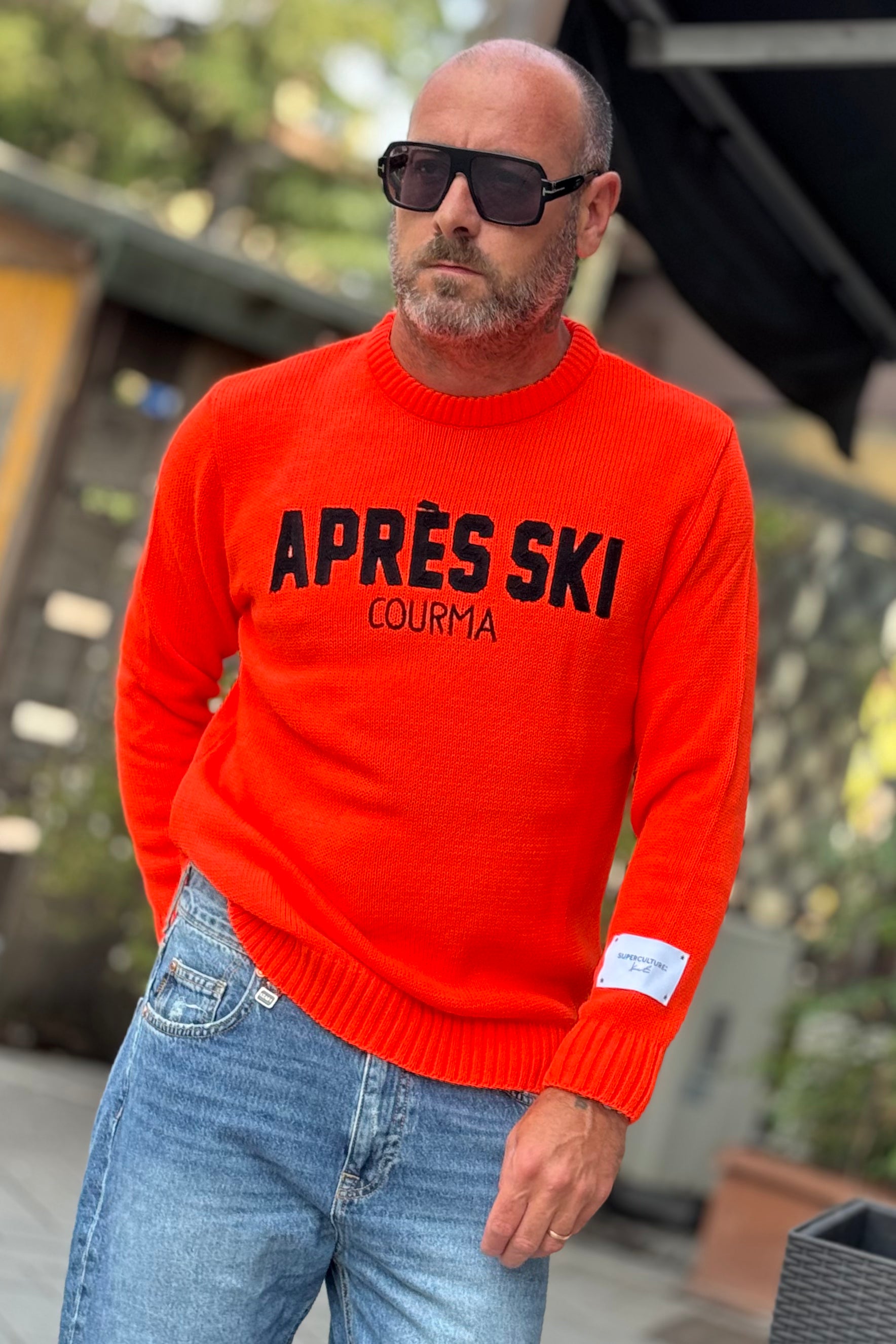 SUPERCULTURE AK5017 APRES SKY MAGLIA GIROCOLLO