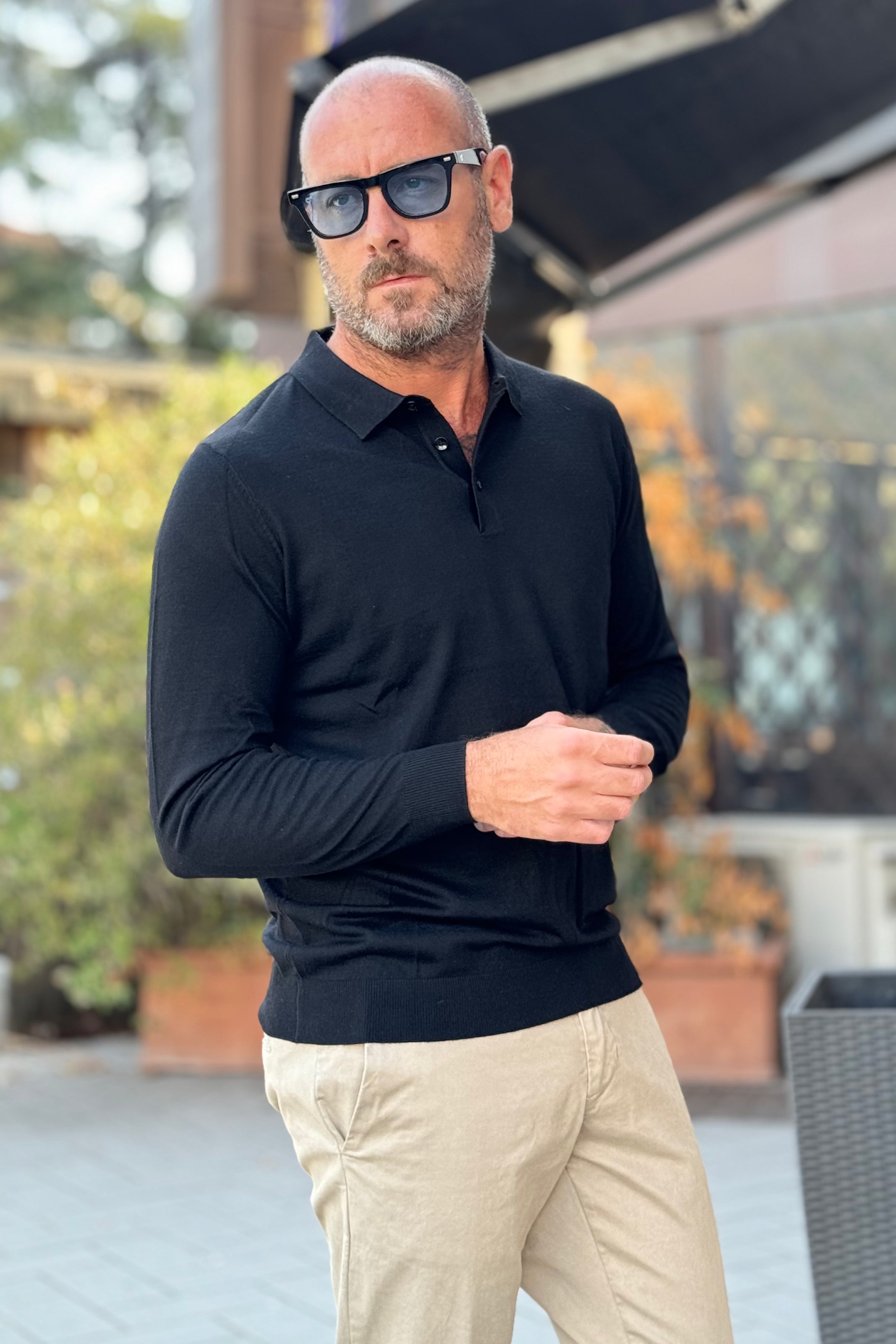 TELAMIRA POLO EXTRAFINE IN LANA DISPONIBILE IN 4 COLORI