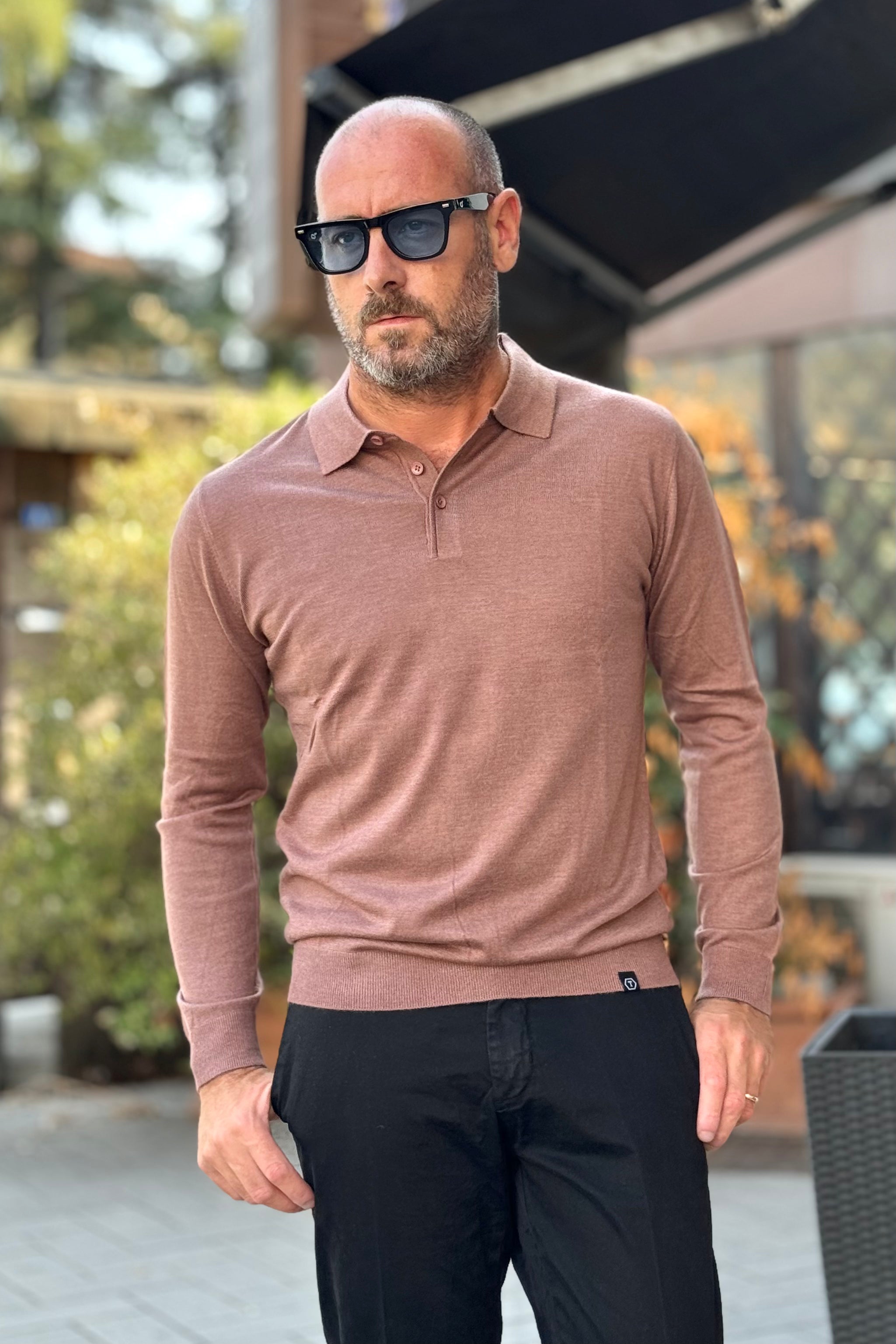 TELAMIRA POLO EXTRAFINE IN LANA DISPONIBILE IN 4 COLORI