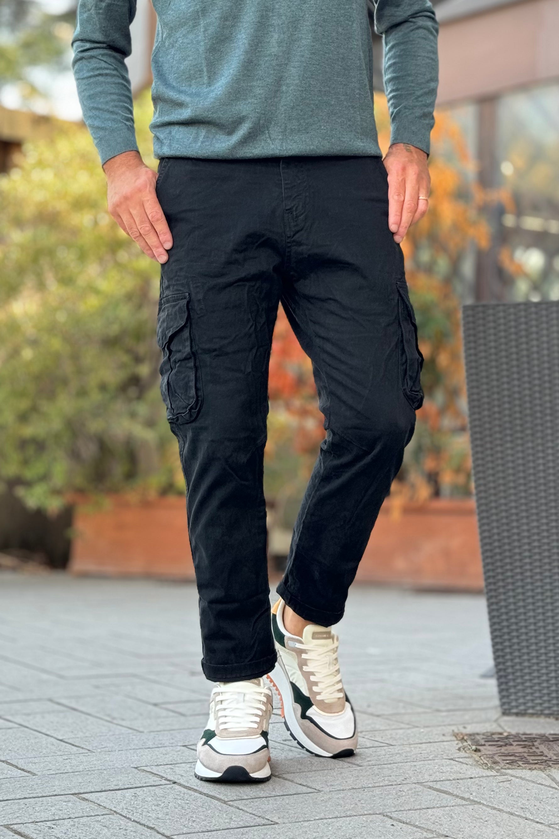 TELAMIRA PANTALONE TASCONATO DISPONIBILE IN 2 COLORI