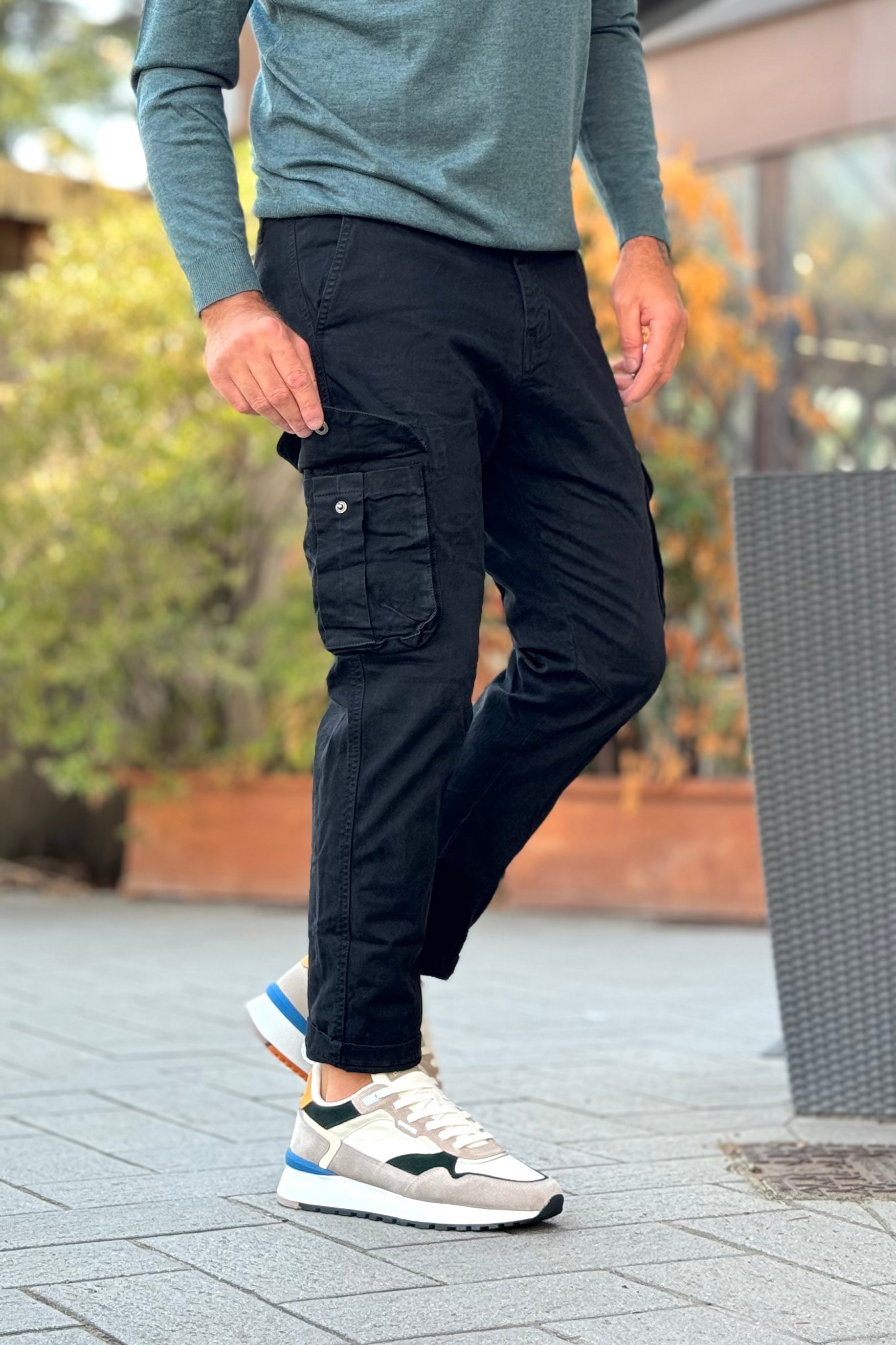 TELAMIRA PANTALONE TASCONATO DISPONIBILE IN 2 COLORI