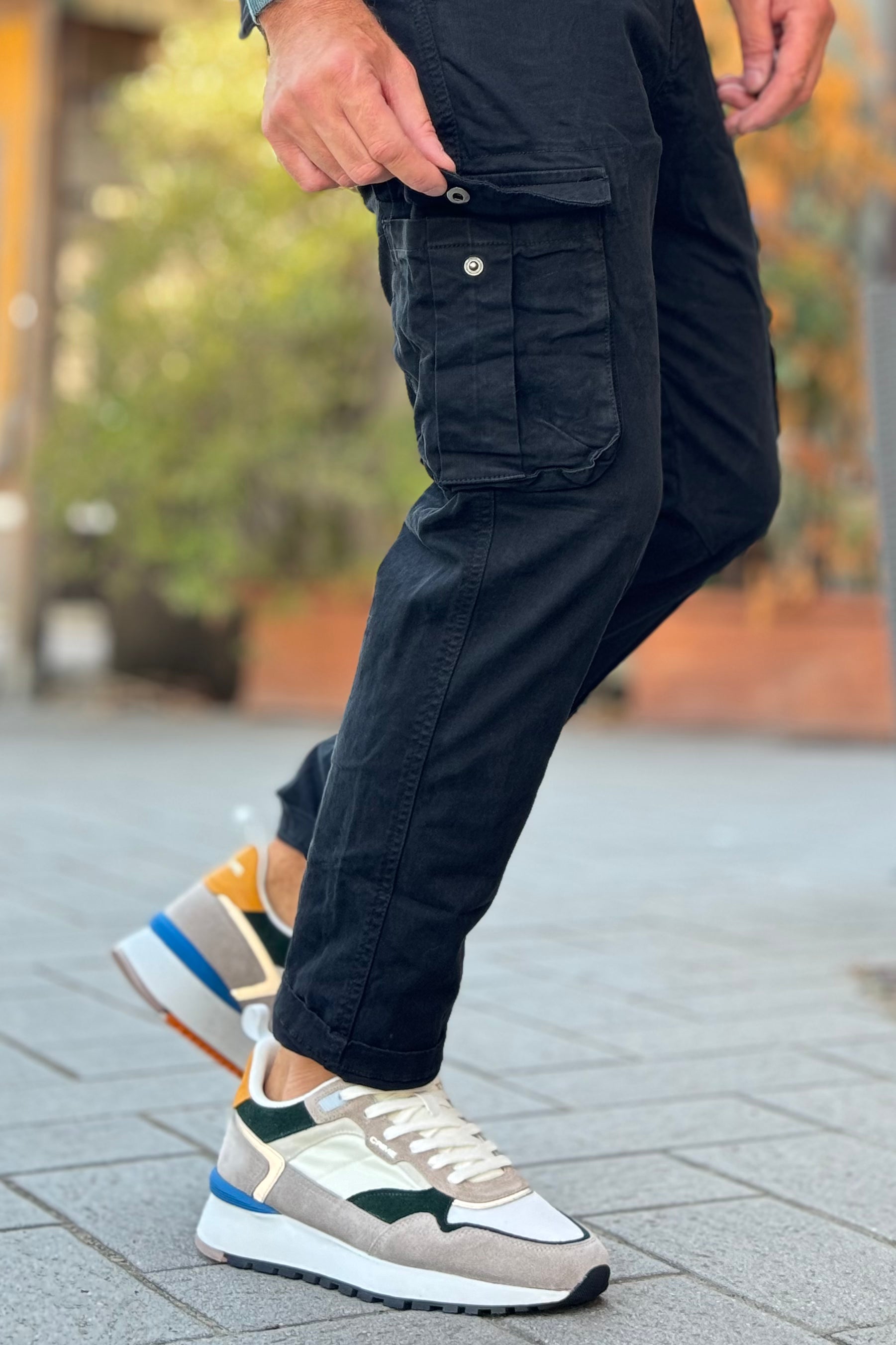 TELAMIRA PANTALONE TASCONATO DISPONIBILE IN 2 COLORI