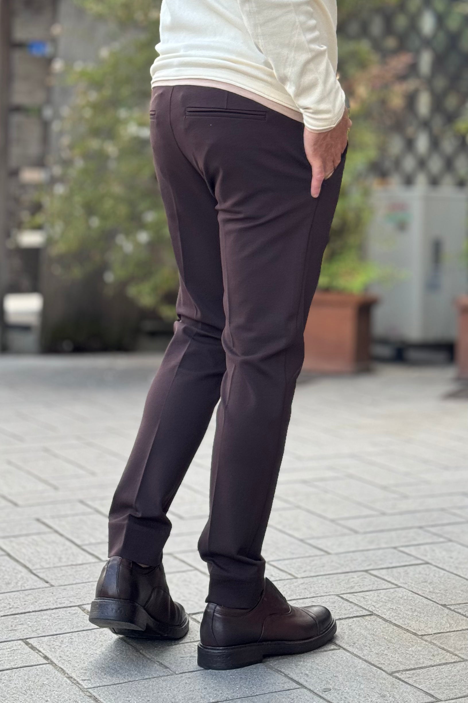 WHY NOT BRAND BOGART PANTALONE IN PUNTO MILANO DISPONIBILE IN 3 COLORI