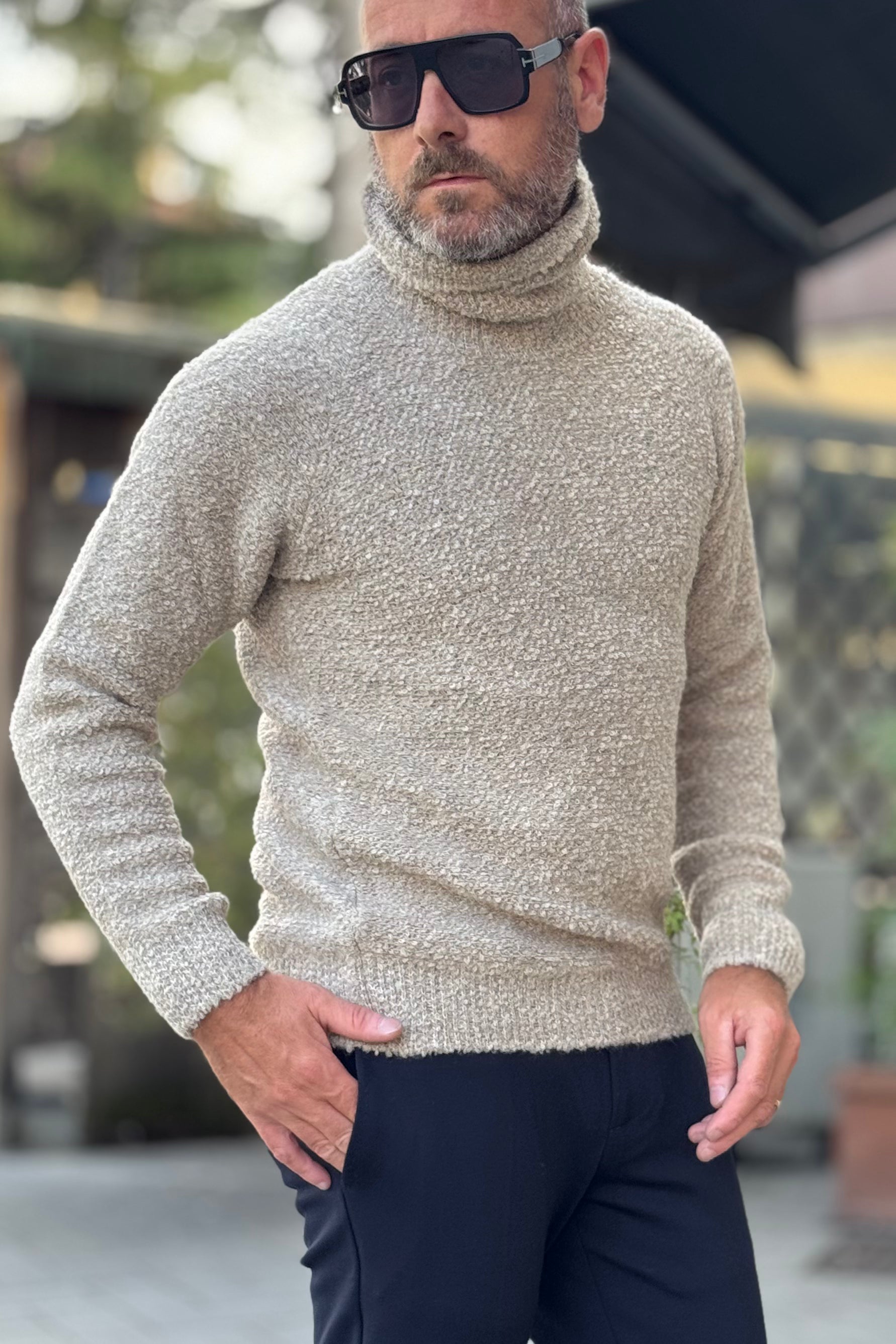 WHY NOT BRAND NEC25 DOLCEVITA BOUCLE' COLORE BEIGE