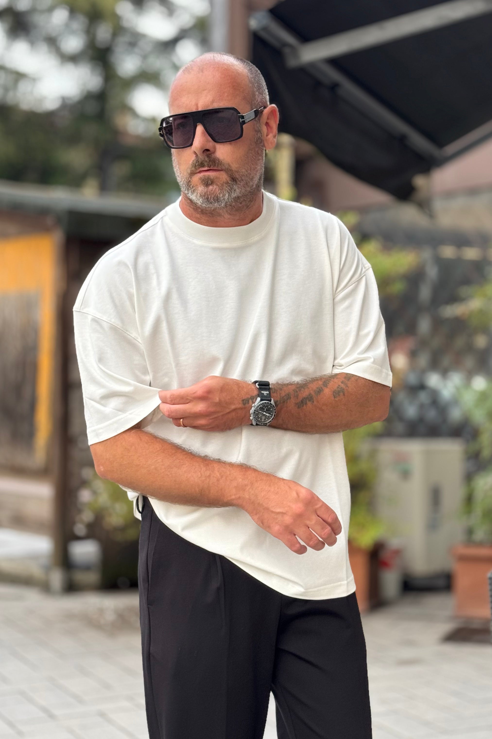 DANIELE ALESSANDRINI TSHIRT OVER DISPONIBILE IN 2 COLORI