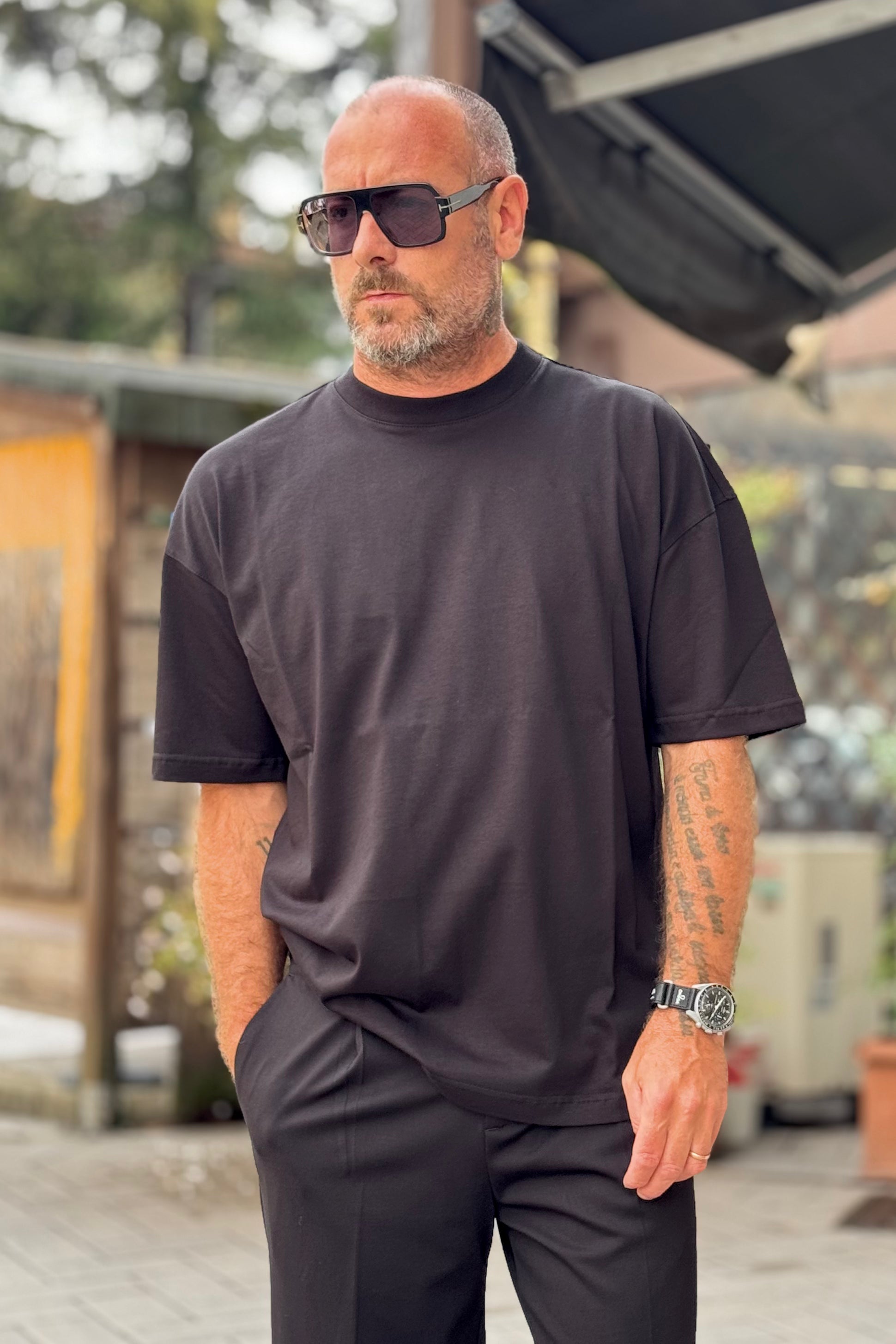 DANIELE ALESSANDRINI TSHIRT OVER DISPONIBILE IN 2 COLORI