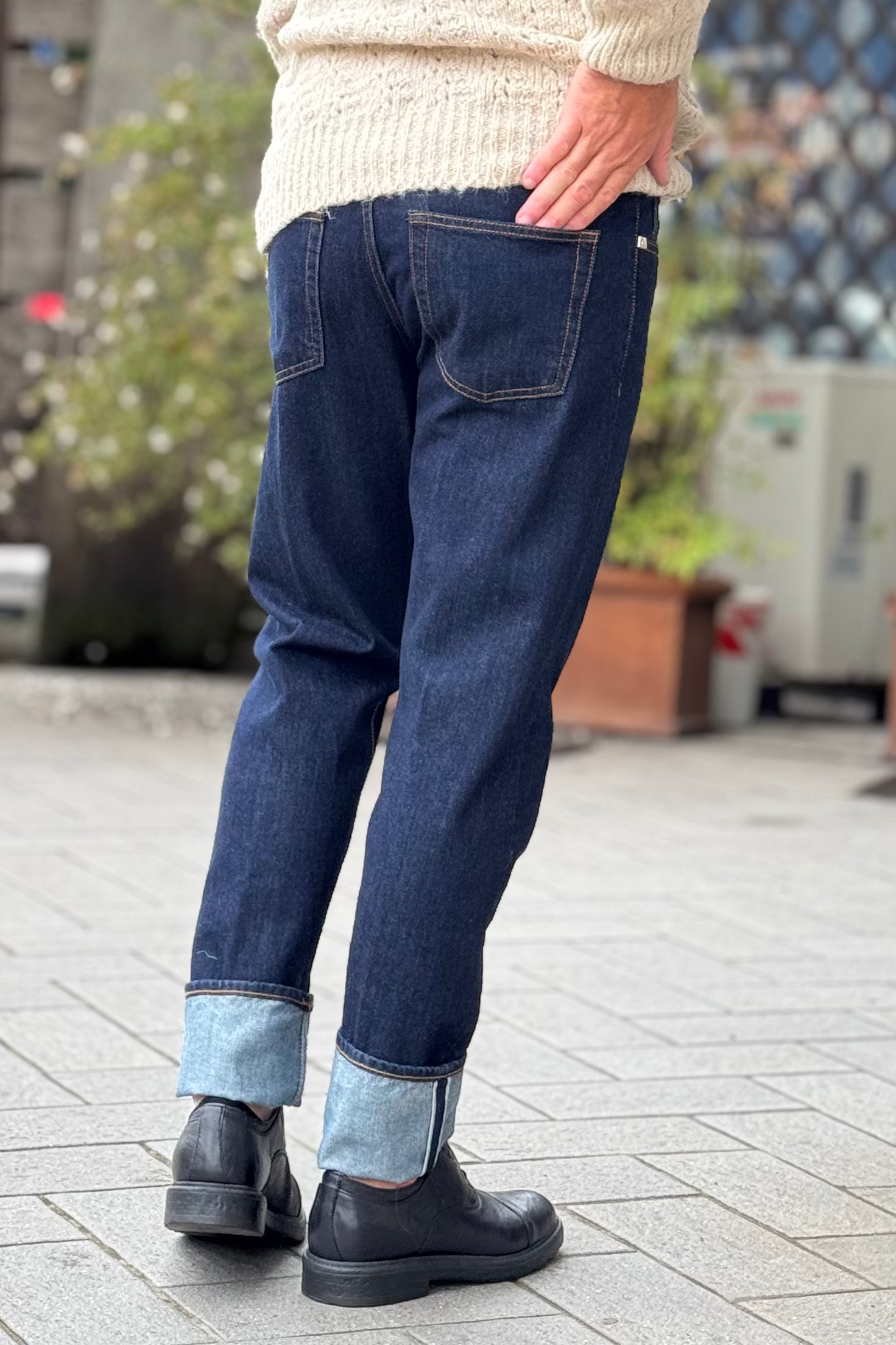 DANIELE ALESSANDRINI D001 JEANS CIMOSA REGULAR BLU SCURO