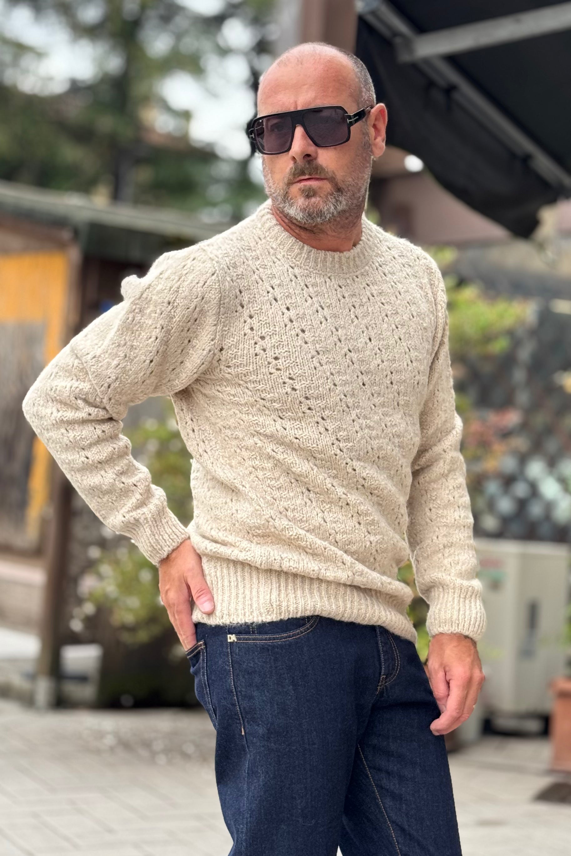 DANIELE ALESSANDRINI M043 MAGLIA GIROCOLLO DISPONIBILE IN 2 COLORI