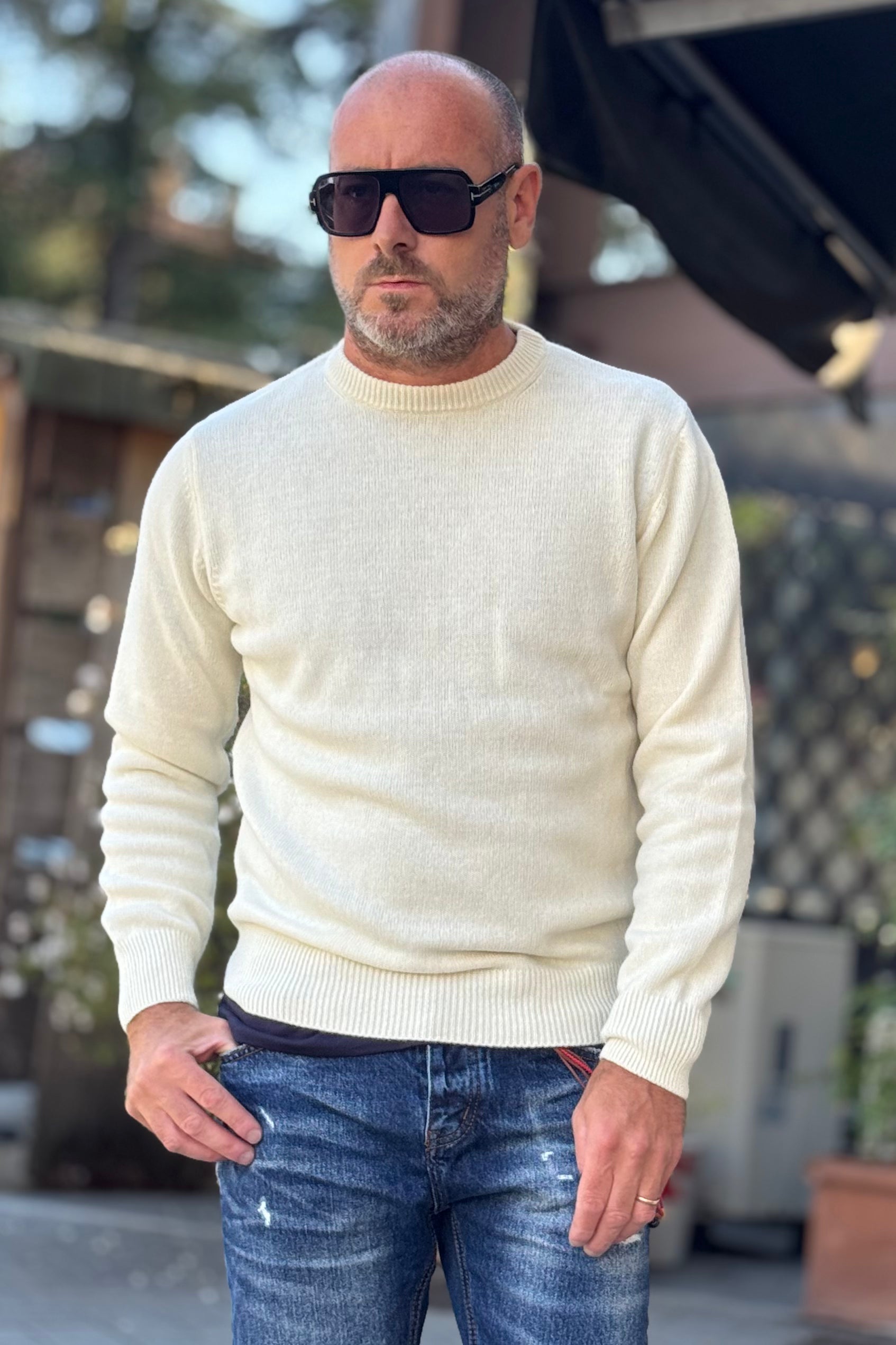 TELAMIRA MAGLIA GIROCOLLO IN LANA E CASHMERE DISPONIBILE IN 5 COLORAZIONI