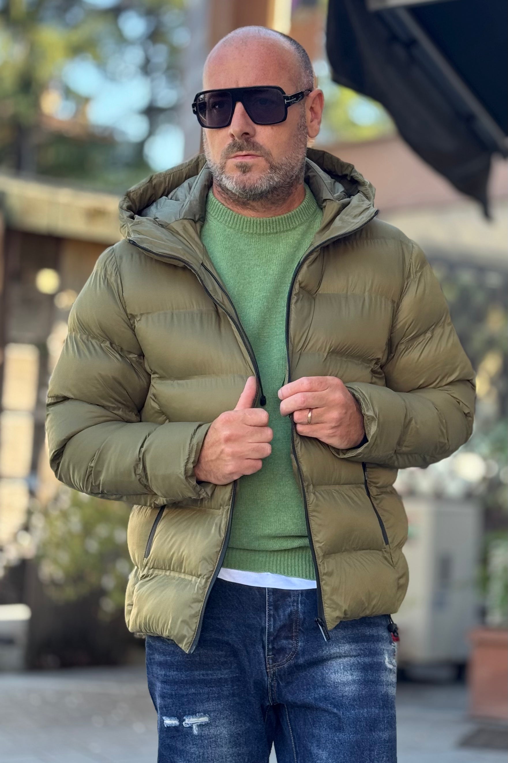 TELAMIRA GT046 PIUMINO CON CAPPUCCIO DISPONIBILE IN 2 COLORI