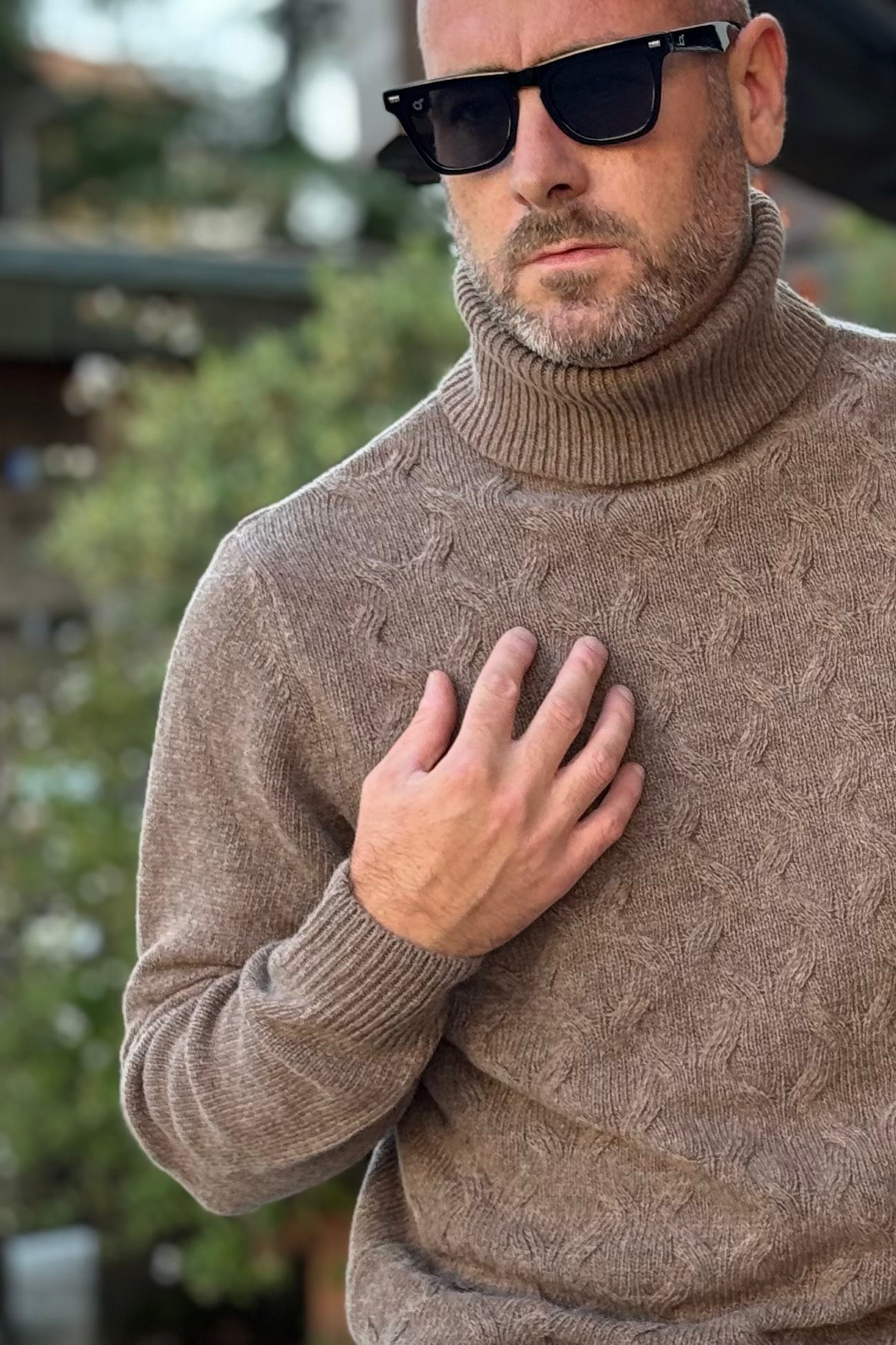 TELAMIRA MAGLIA COLLO ALTO IN CASHMERE DISPONIBILE IN 4 COLORI