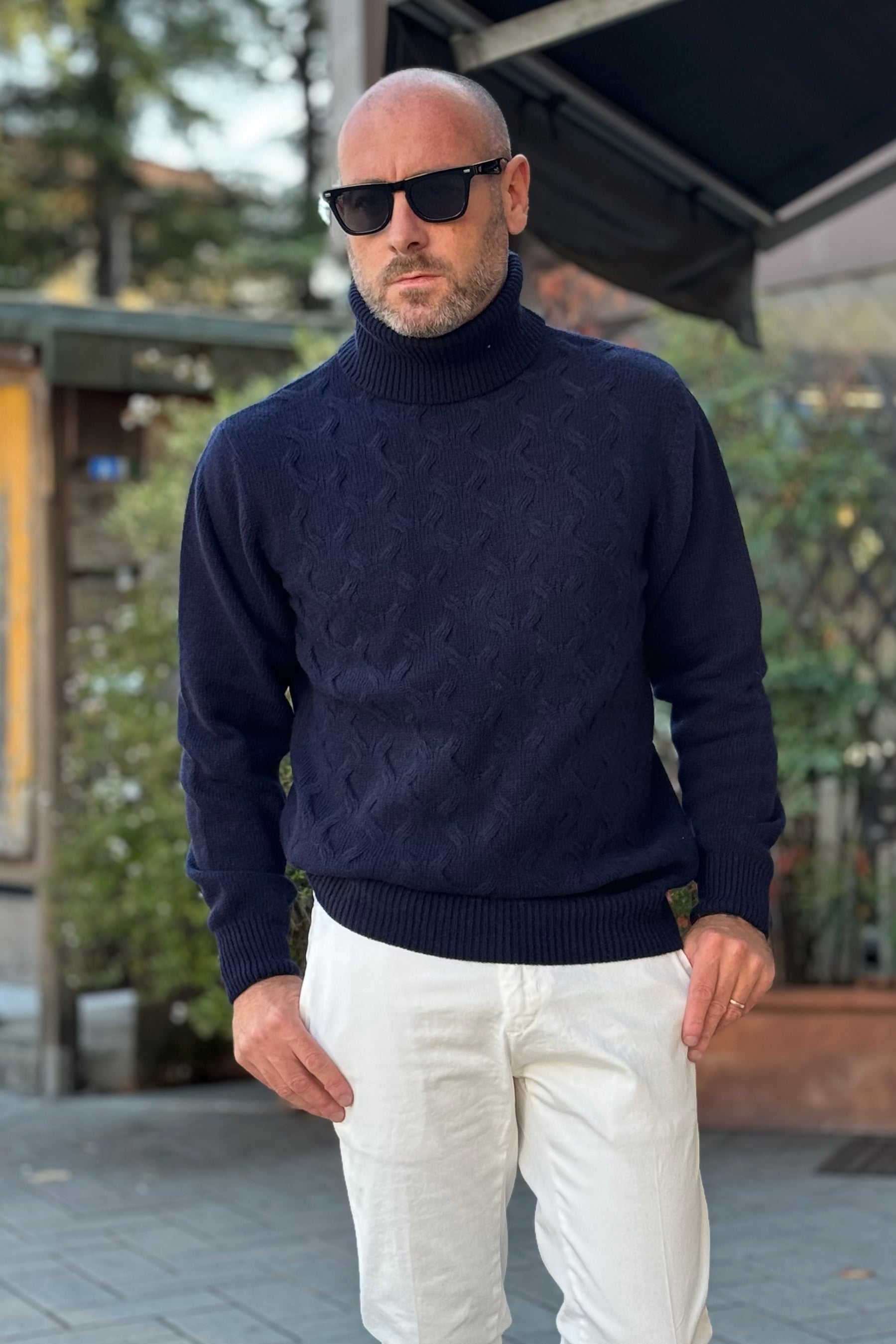 TELAMIRA MAGLIA COLLO ALTO IN CASHMERE DISPONIBILE IN 4 COLORI