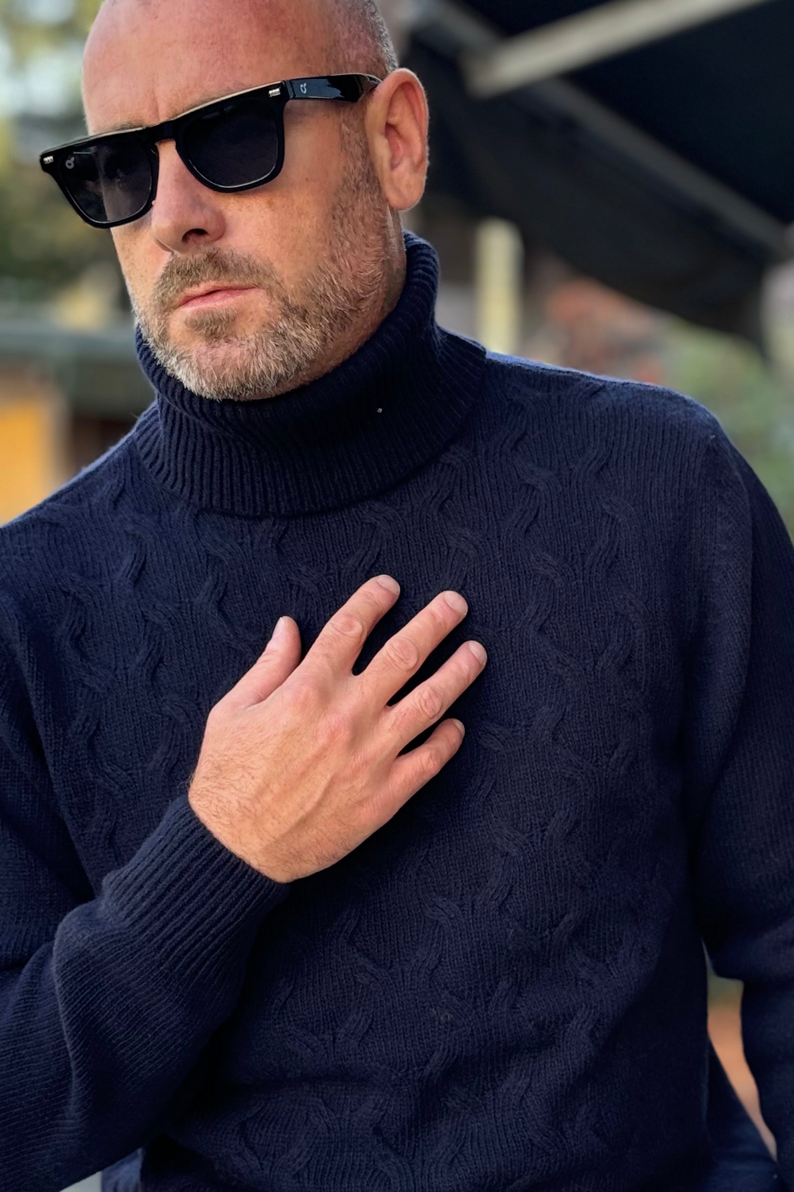 TELAMIRA MAGLIA COLLO ALTO IN CASHMERE DISPONIBILE IN 4 COLORI