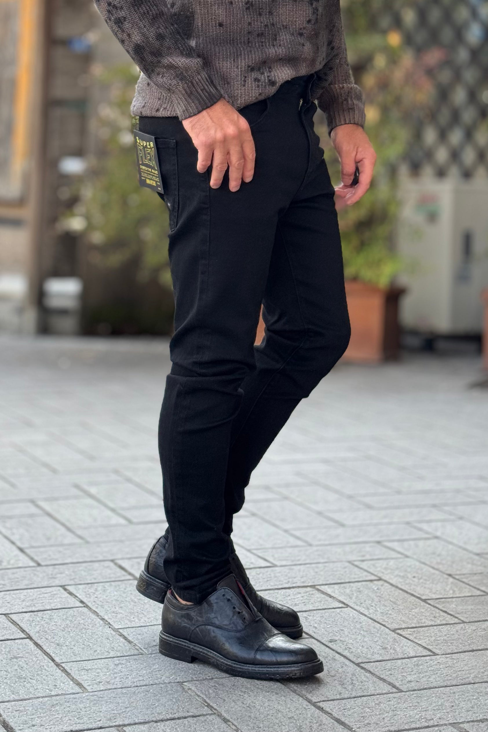 STAFF JEANS SKINNY FIT SUPERFLEX COLORE NERO