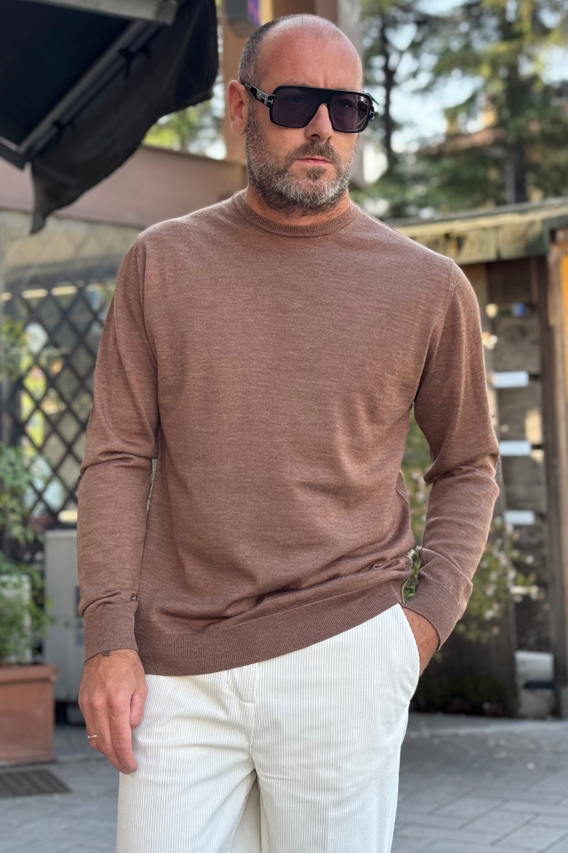 DANIELE FIESOLI GIROCOLLO IN MERINO EXTRA FINE DISPONIBILE IN 7 COLORI