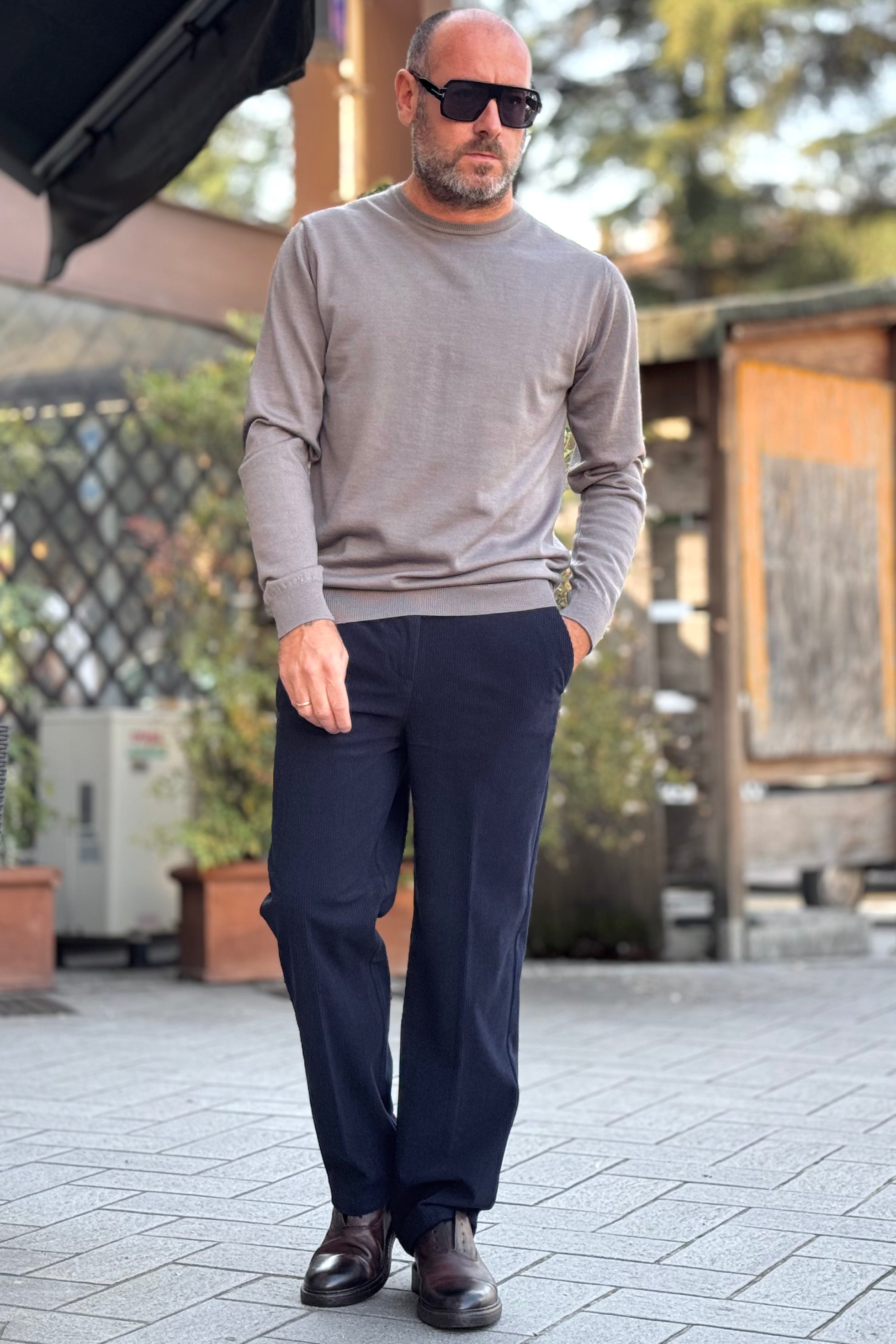 DANIELE FIESOLI GIROCOLLO IN MERINO EXTRA FINE DISPONIBILE IN 7 COLORI