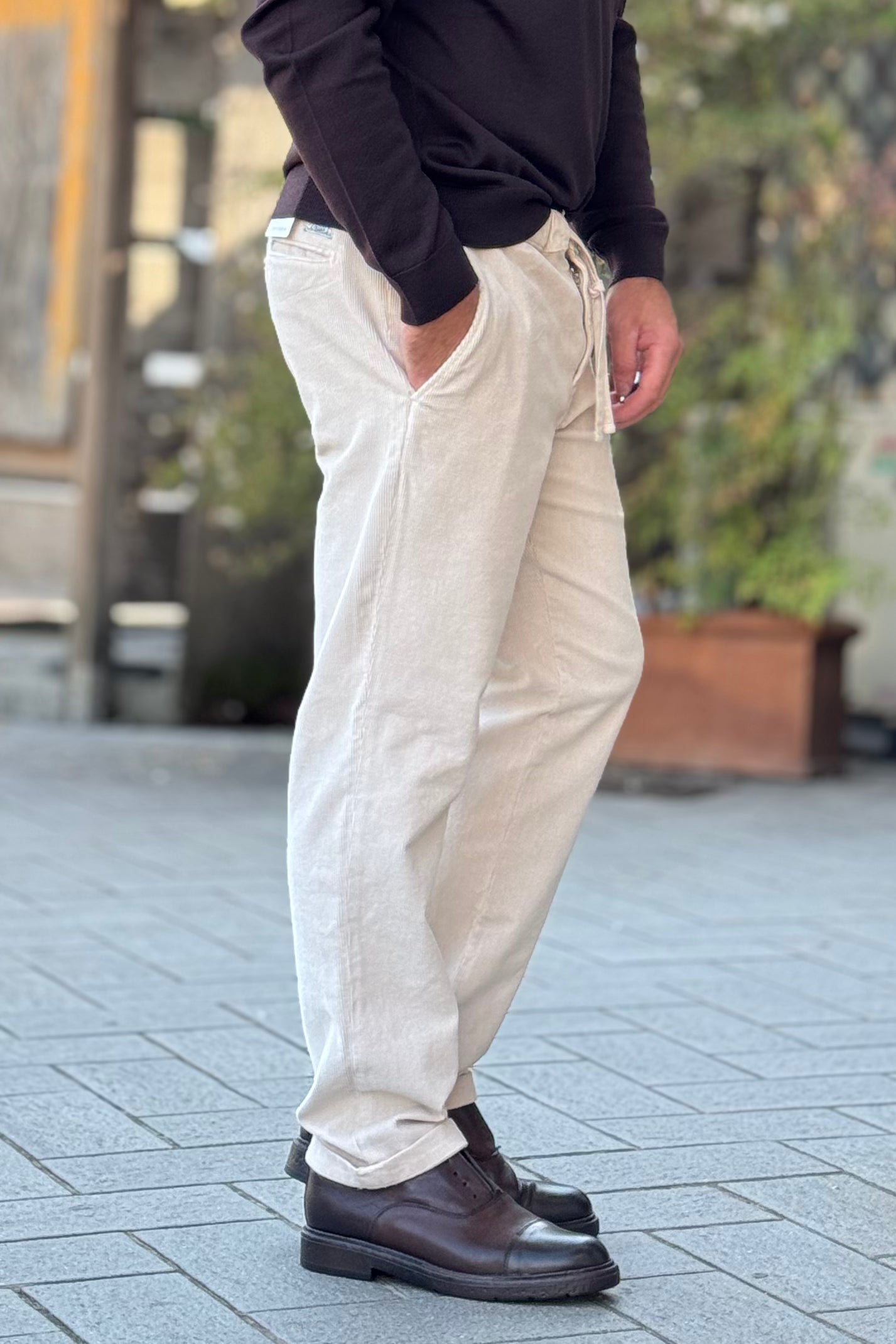 CLARK PANTALACCIO IN VELLUTO DISPONIBILE IN 2 COLORE