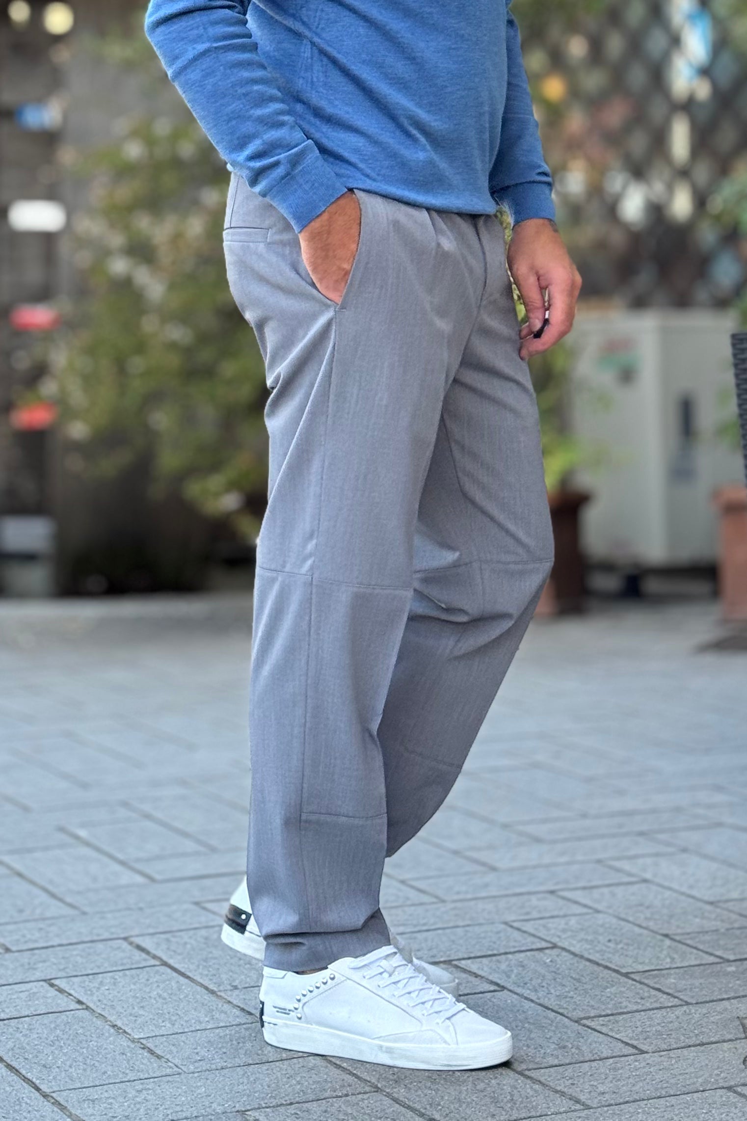 DANIELE ALESSANDRINI PANTALONE CON PINCE DISPONIBILE IN 2 COLORI