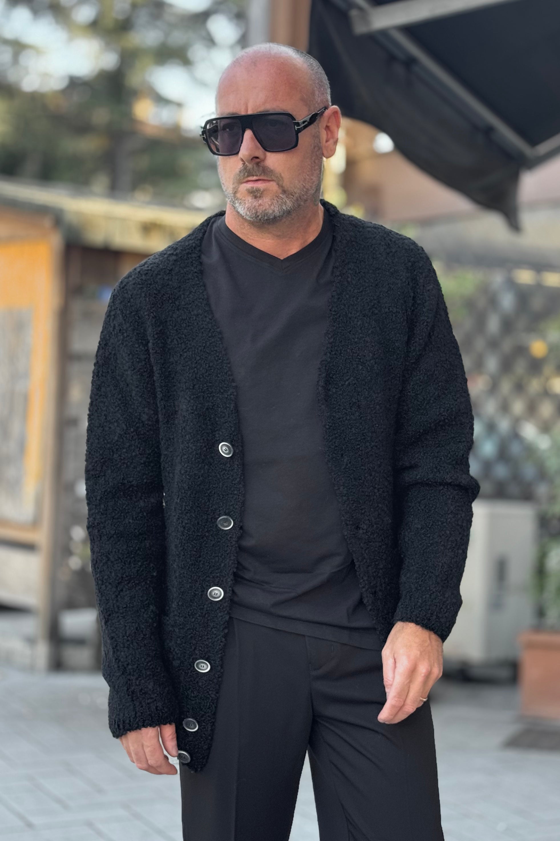 BICOLORE CARDIGAN DISPONIBILE IN 2 COLORI