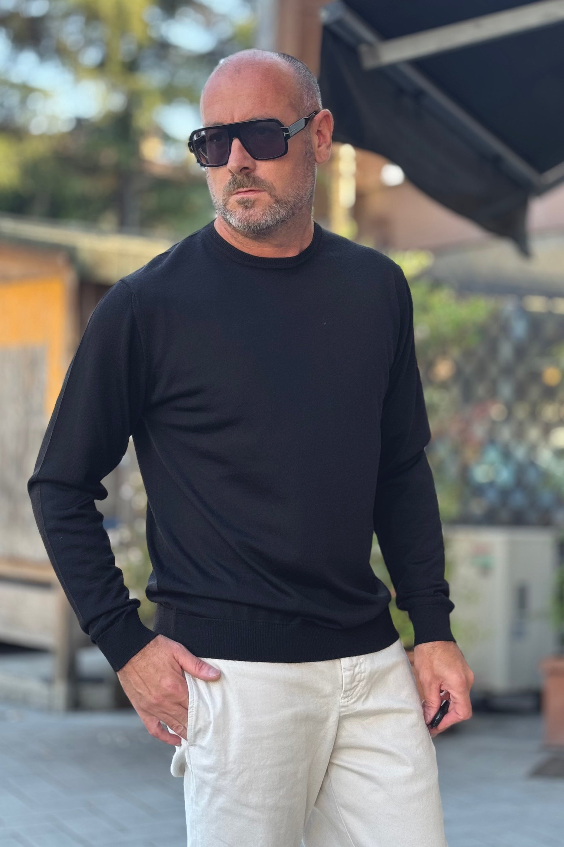 DANIELE FIESOLI GIROCOLLO IN MERINO EXTRA FINE DISPONIBILE IN 7 COLORI