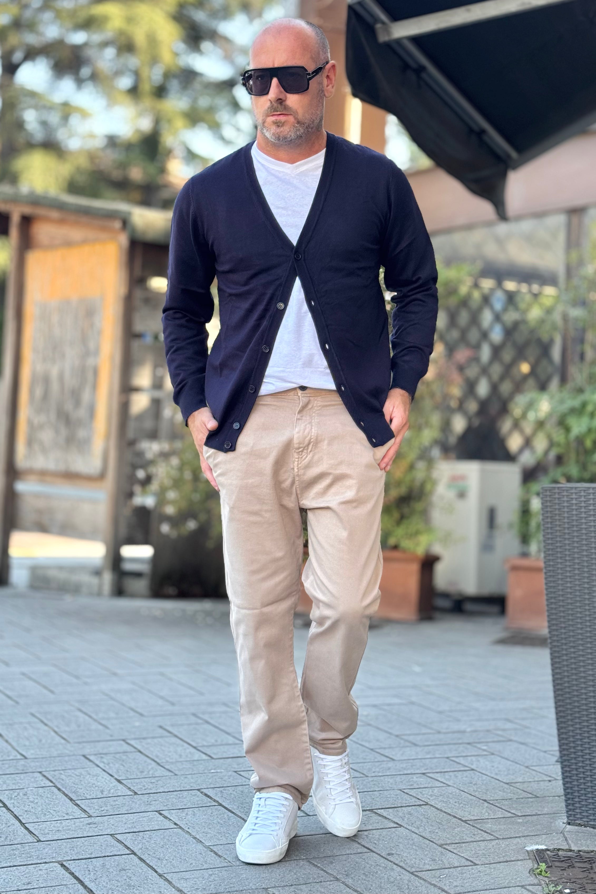 CLARK PANTALONE IN GABARDINA DISPONIBILE IN 2 COLORI