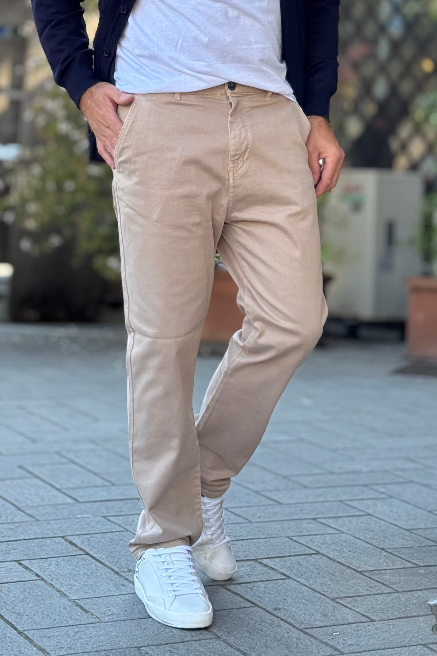 CLARK PANTALONE IN GABARDINA DISPONIBILE IN 2 COLORI