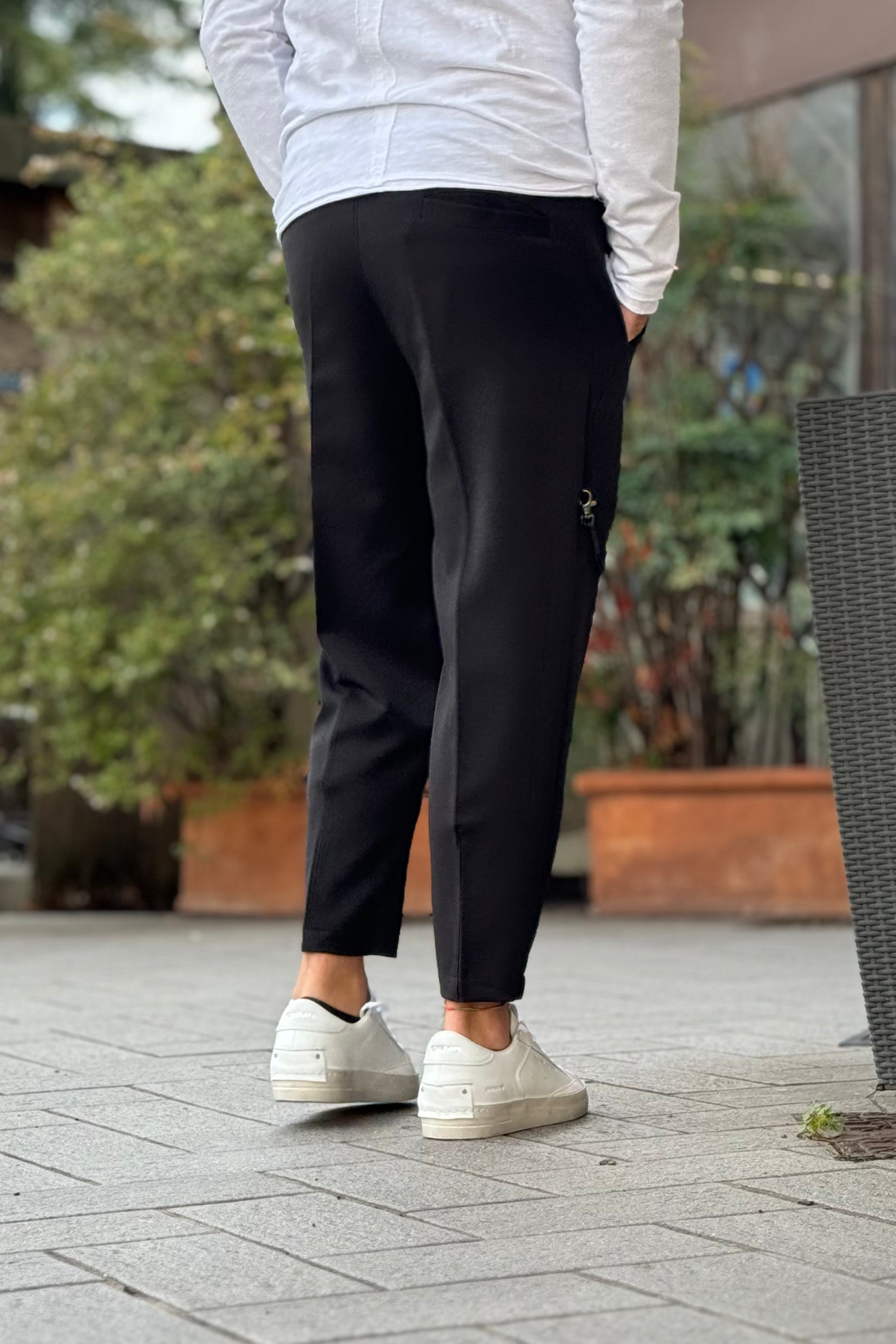XAGON MAN PANTALONE CON ELASTICO IN VITA DISPONIBILE IN 2 COLORI