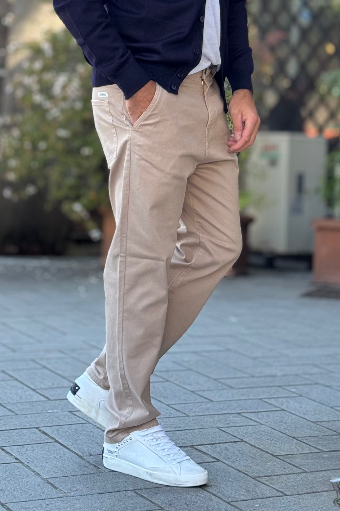 CLARK PANTALONE IN GABARDINA DISPONIBILE IN 2 COLORI