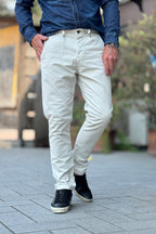 XAGON MAN PANTALONE TESSUTO OPERATO DISPONIBILE IN 2 COLORI