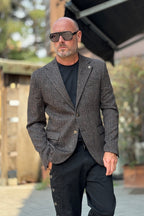 XAGON MAN GIACCA FANTASIA CHECK IN PUNTO MILANO