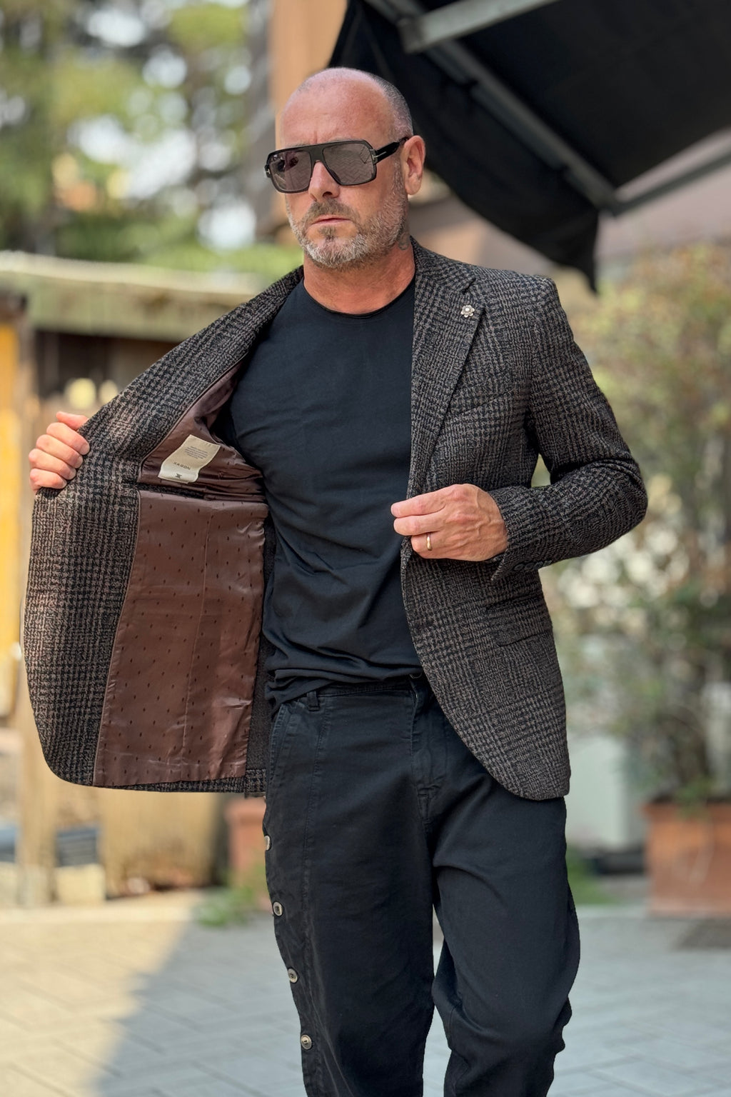 XAGON MAN GIACCA FANTASIA CHECK IN PUNTO MILANO