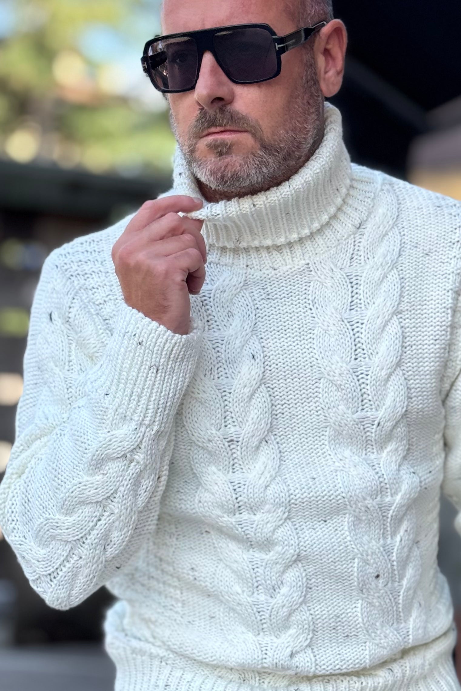 WHY NOT BRAND MAGLIA DOLCEVITA MOTIVO TRECCIA