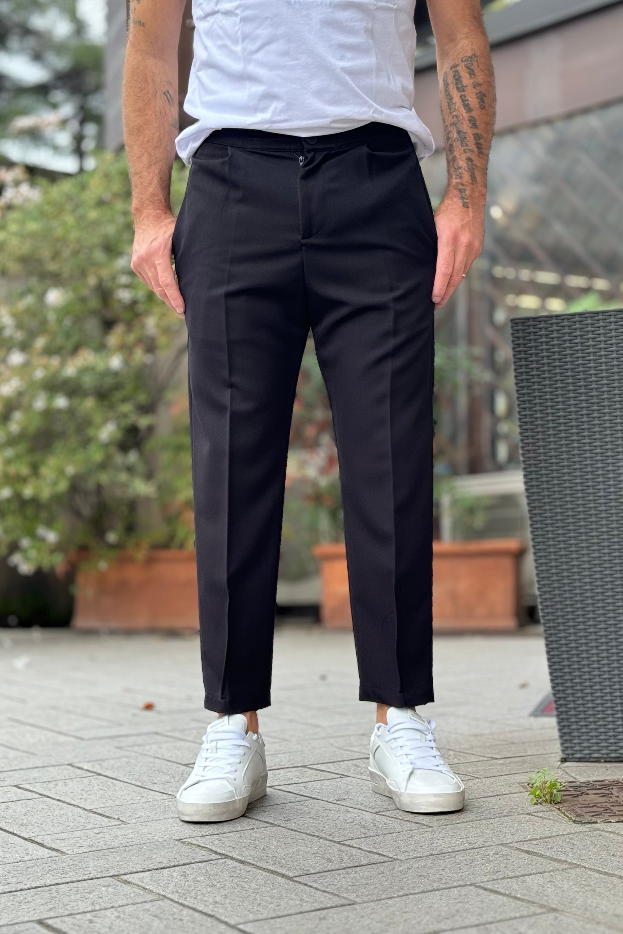 TELAMIRA PANTALONE LARGO DISPONIBILE IN 2 COLORI