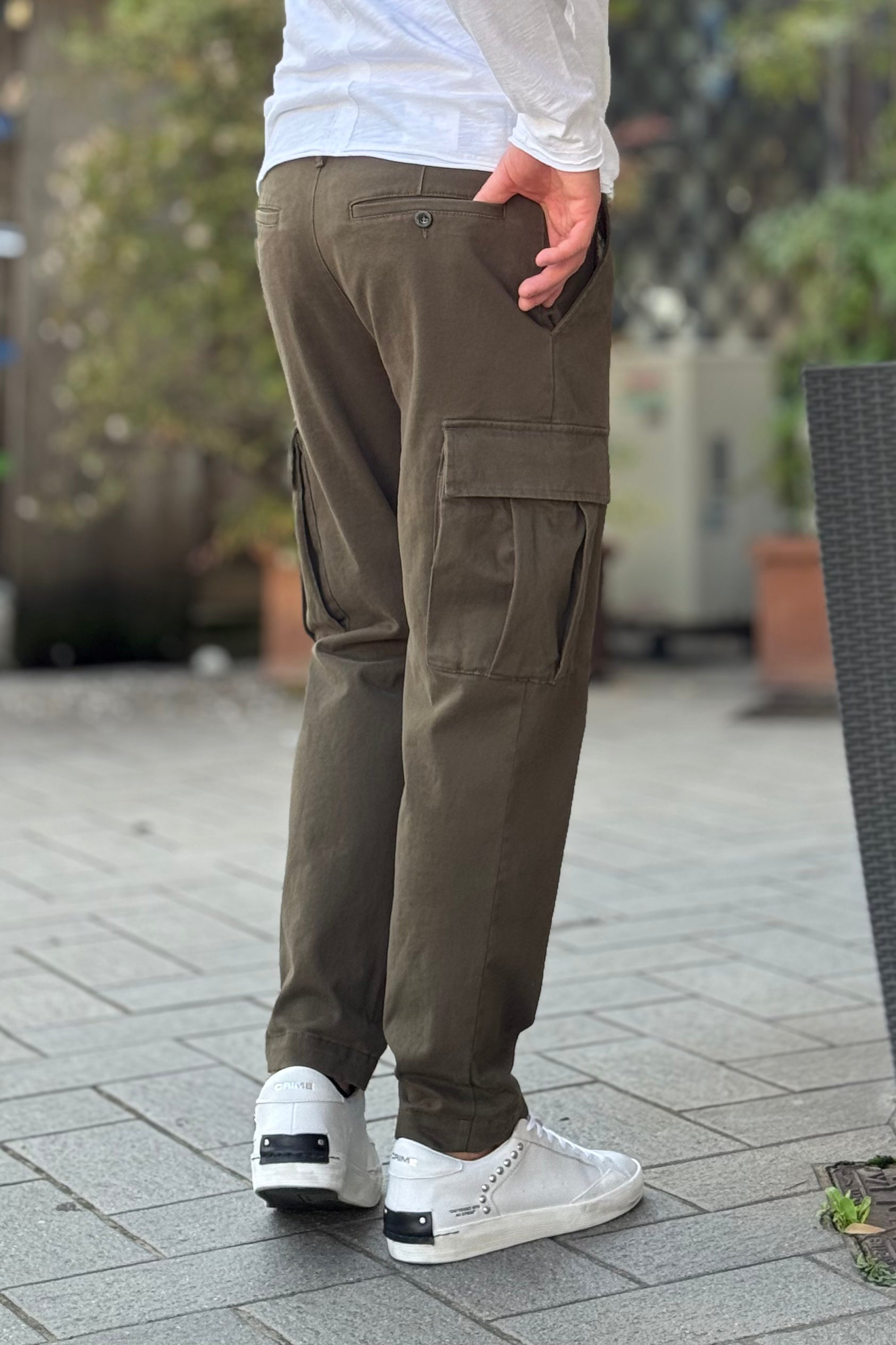 BICOLORE PANTALONE TASCONATO DISPONIBILE IN 2 COLORI