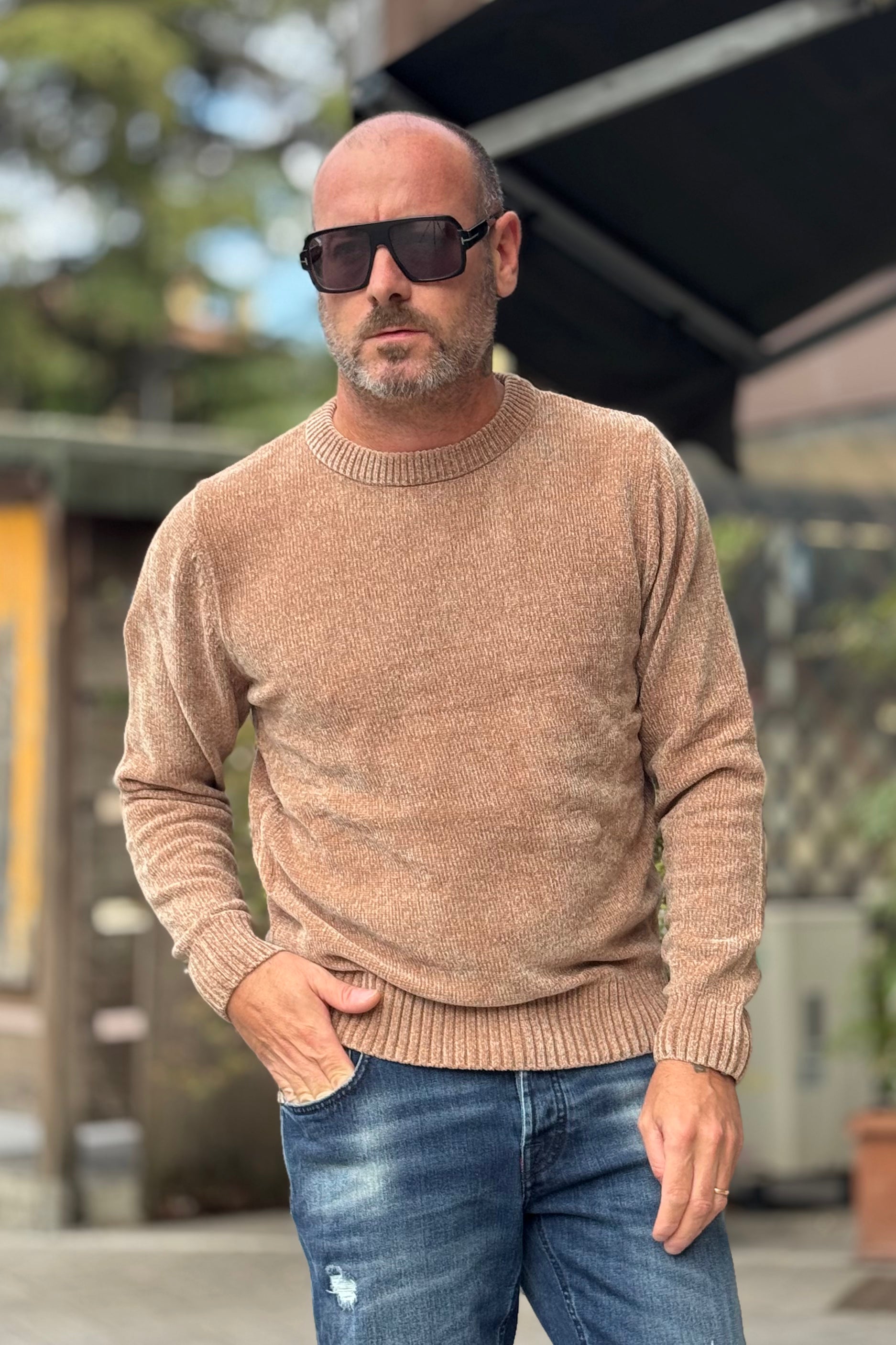 TELAMIRA MAGLIA GIROCOLLO IN CINIGLIA DISPONIBILE IN 7 COLORI