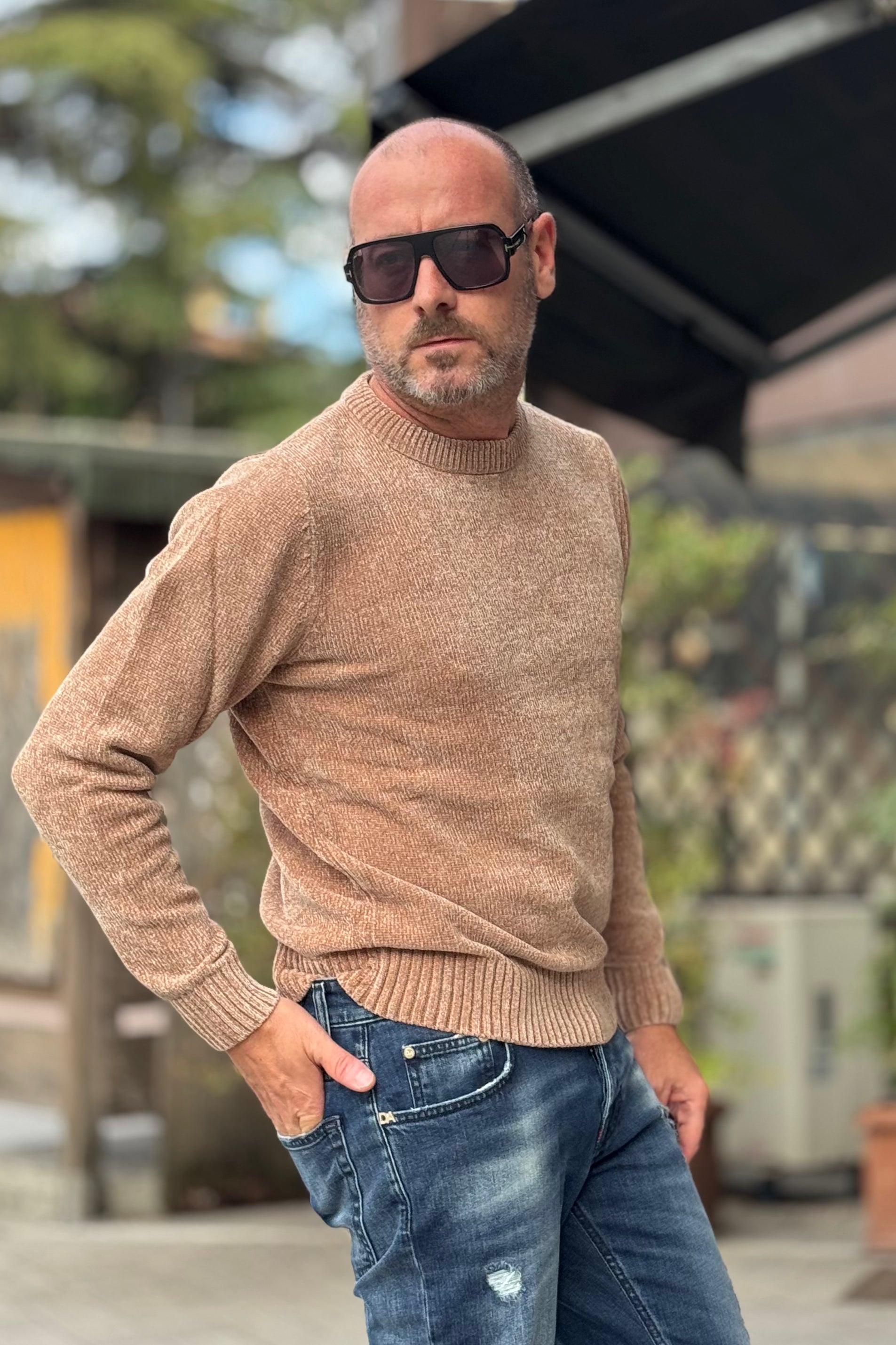 TELAMIRA MAGLIA GIROCOLLO IN CINIGLIA DISPONIBILE IN 7 COLORI