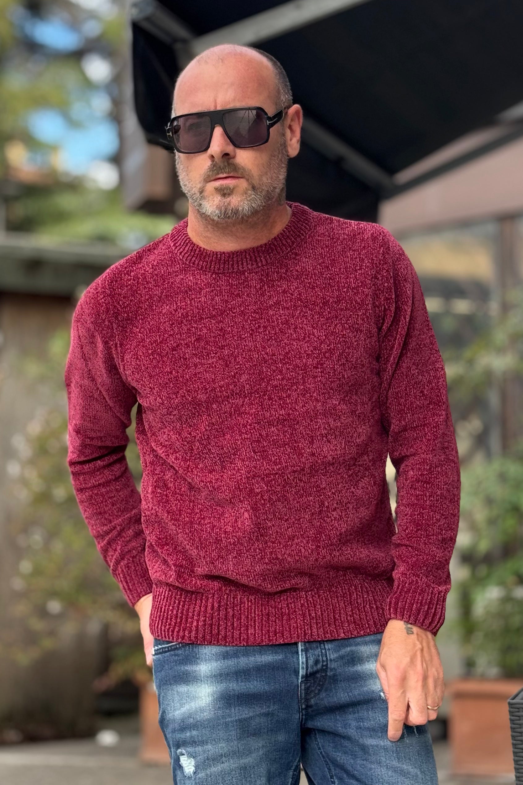 TELAMIRA MAGLIA GIROCOLLO IN CINIGLIA DISPONIBILE IN 7 COLORI