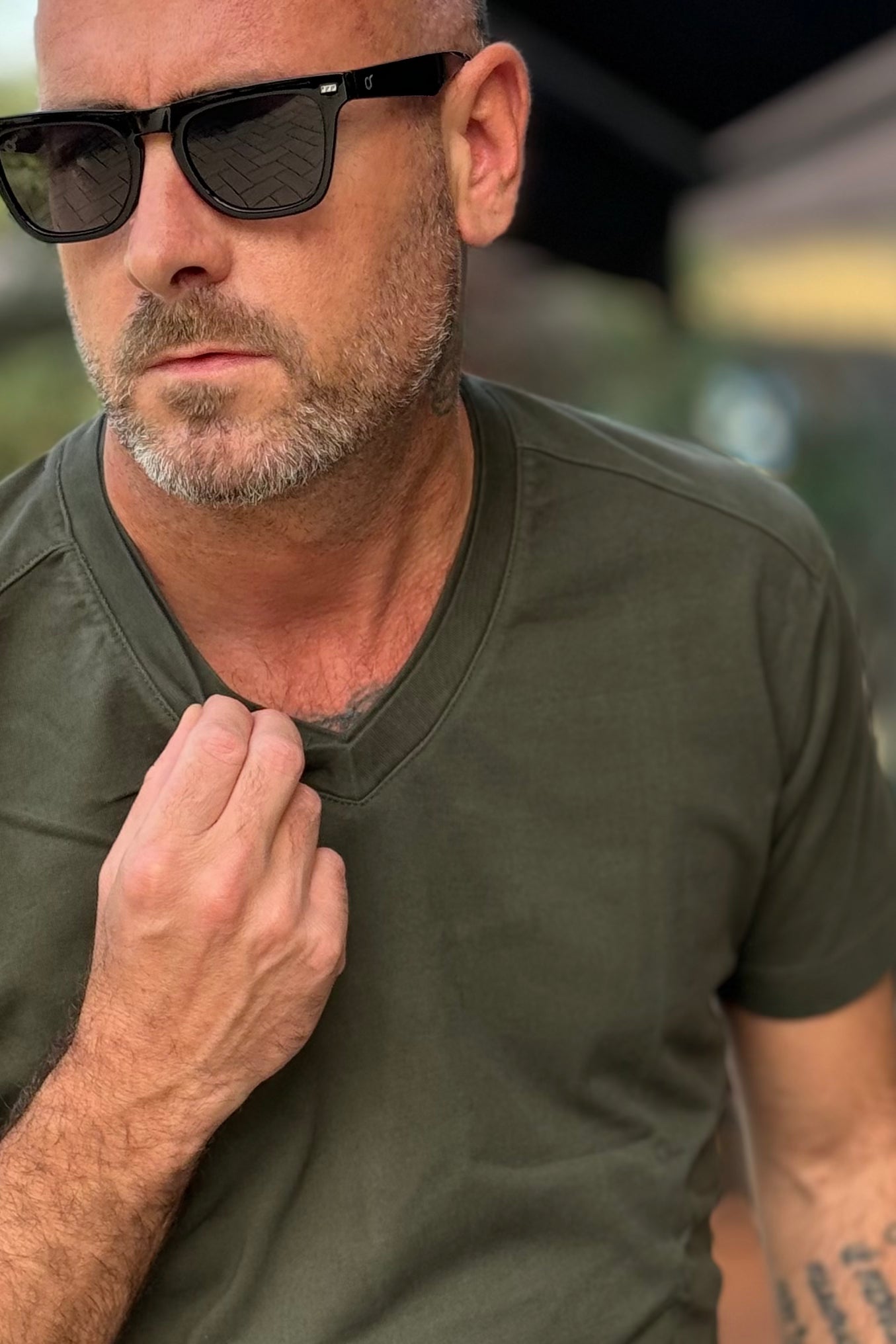 Anima CTN01 t-shirt v-neck in cotone disponibile in 3 colori