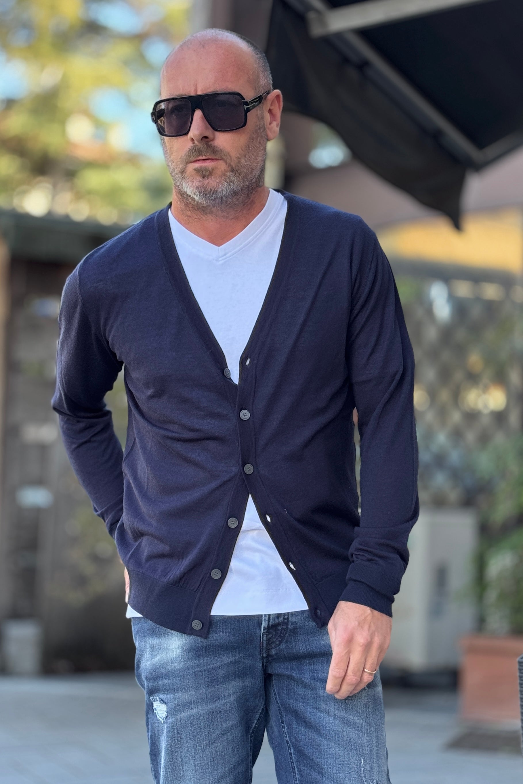 DANIELE ALESSANDRINI CARDIGAN SUPER SOFT DISPONIBILE IN 4 COLORI