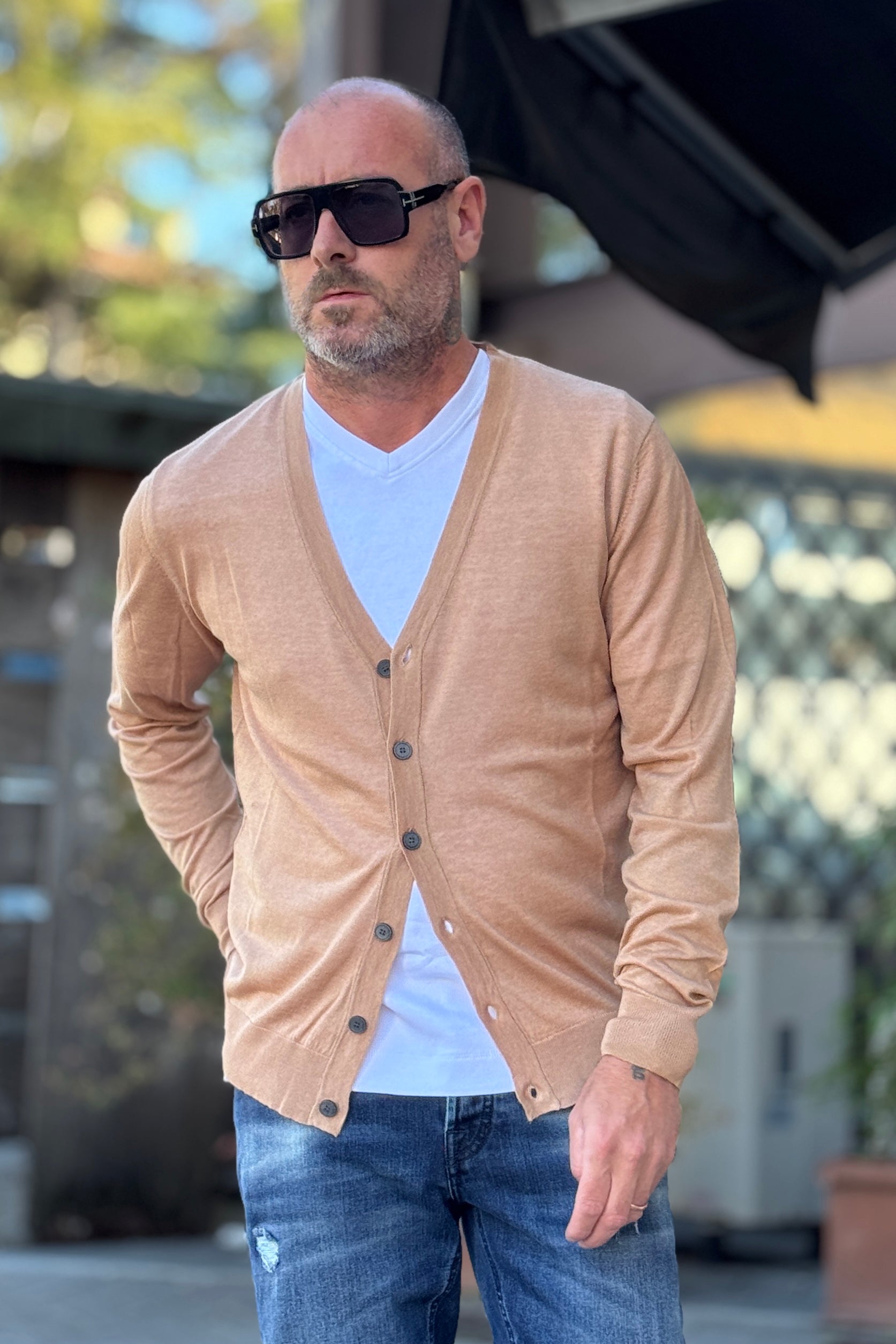 DANIELE ALESSANDRINI CARDIGAN SUPER SOFT DISPONIBILE IN 4 COLORI