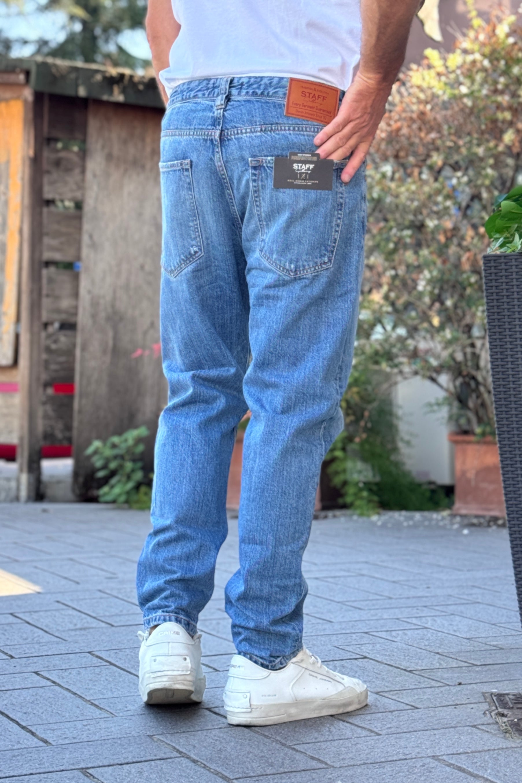 STAFF GALLERY JEANS MEDIO CHIARO EFFETTO USED