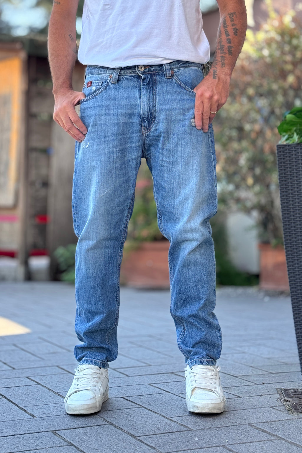 STAFF GALLERY JEANS MEDIO CHIARO EFFETTO USED