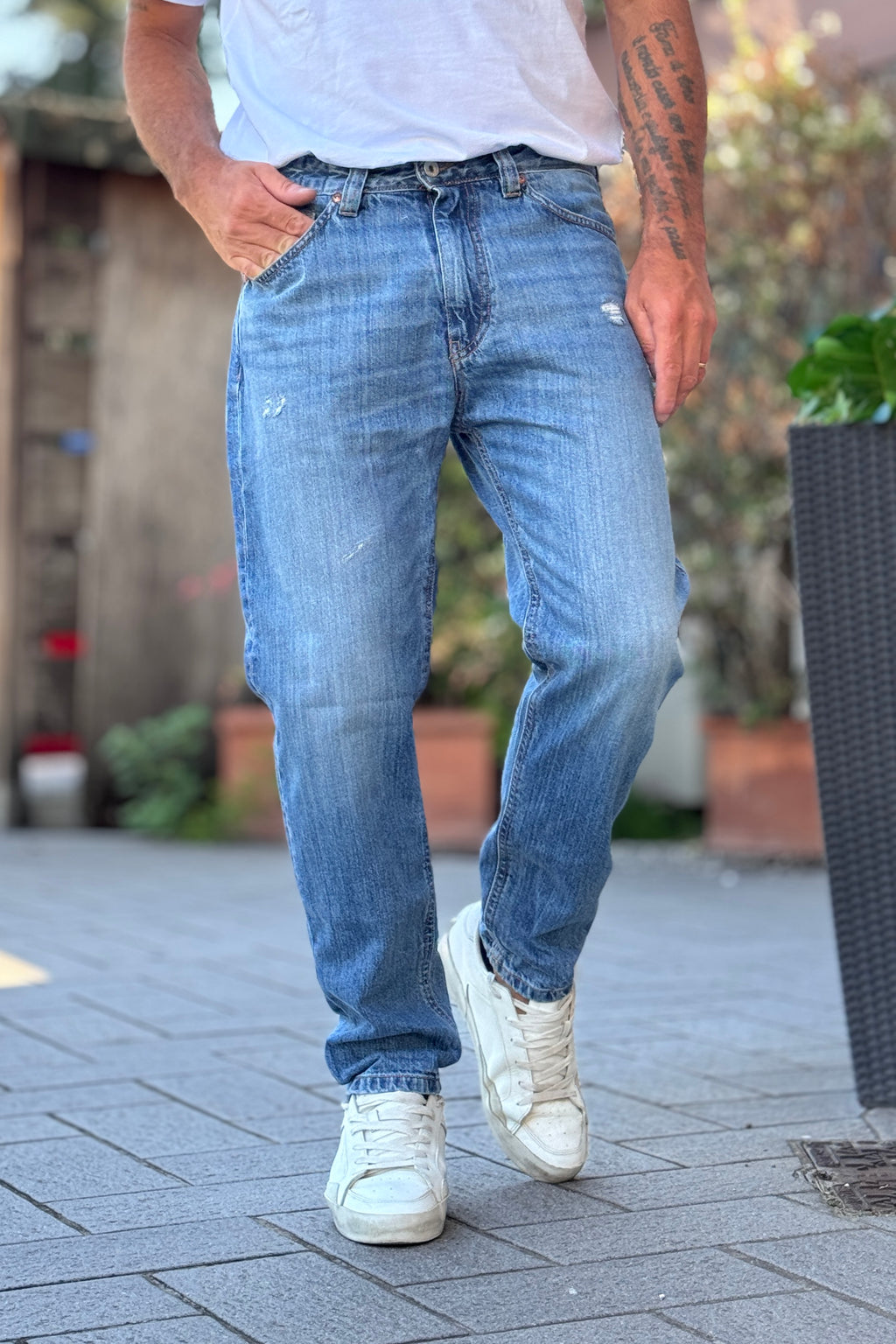 STAFF GALLERY JEANS MEDIO CHIARO EFFETTO USED