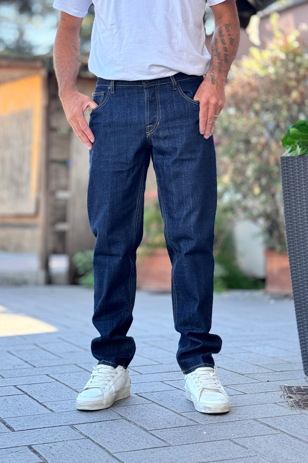 DANIELE ALESSANDRINI JEANS BLU SCURO