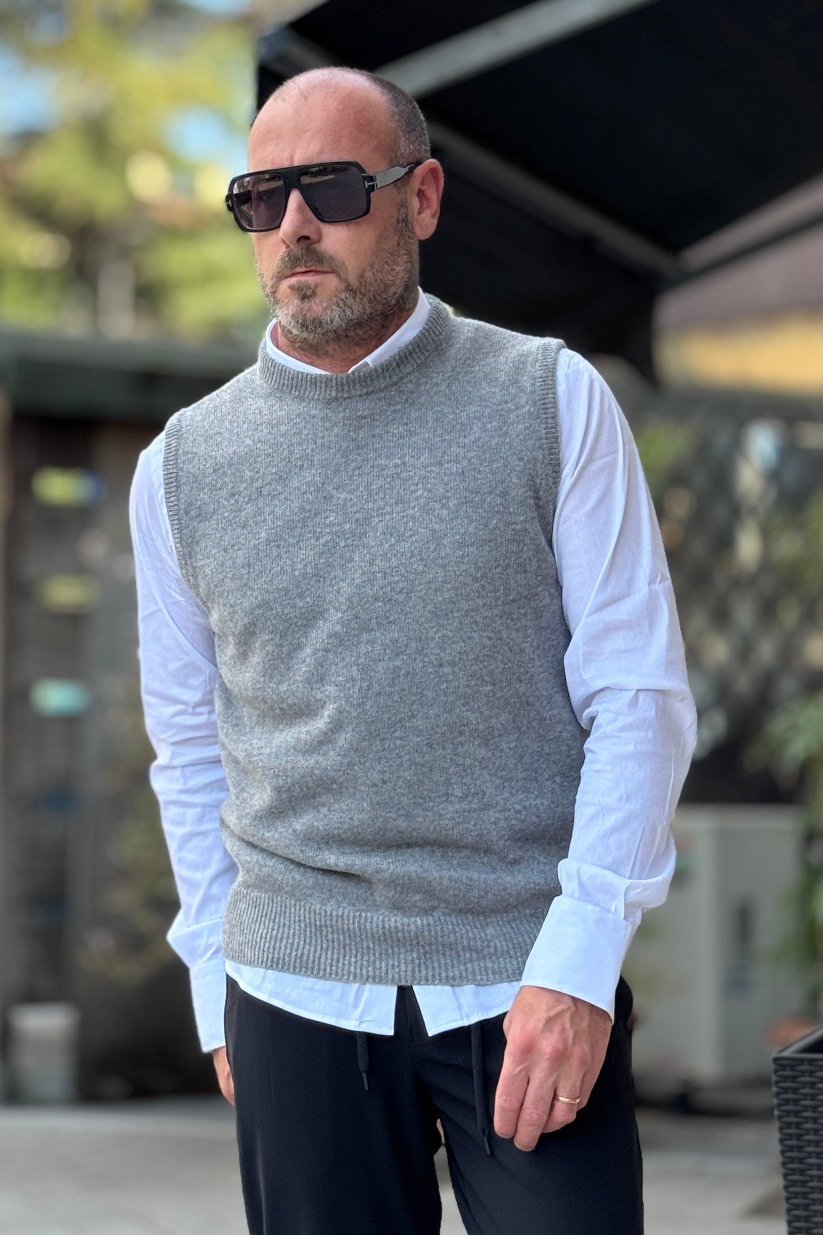 TELAMIRA GILET GIROCOLLO DISPONIBILE IN 3 COLORI