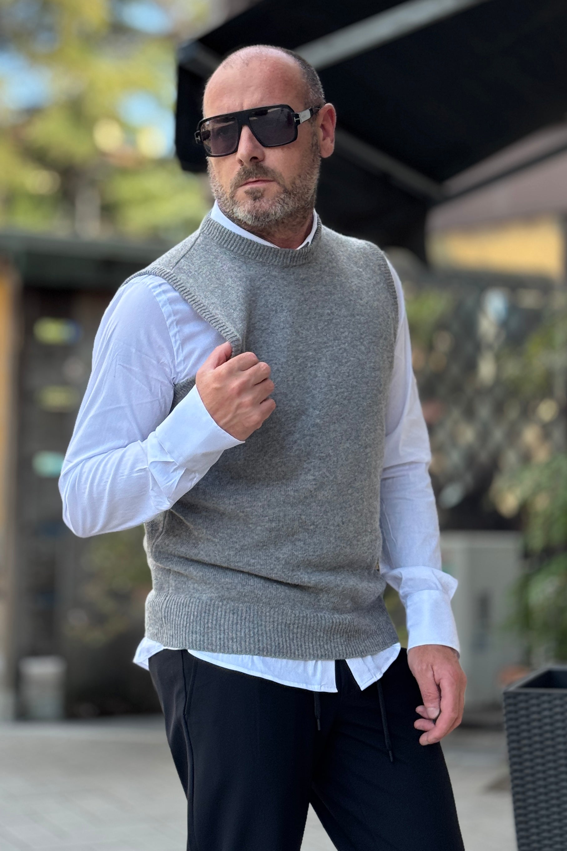 TELAMIRA GILET GIROCOLLO DISPONIBILE IN 3 COLORI