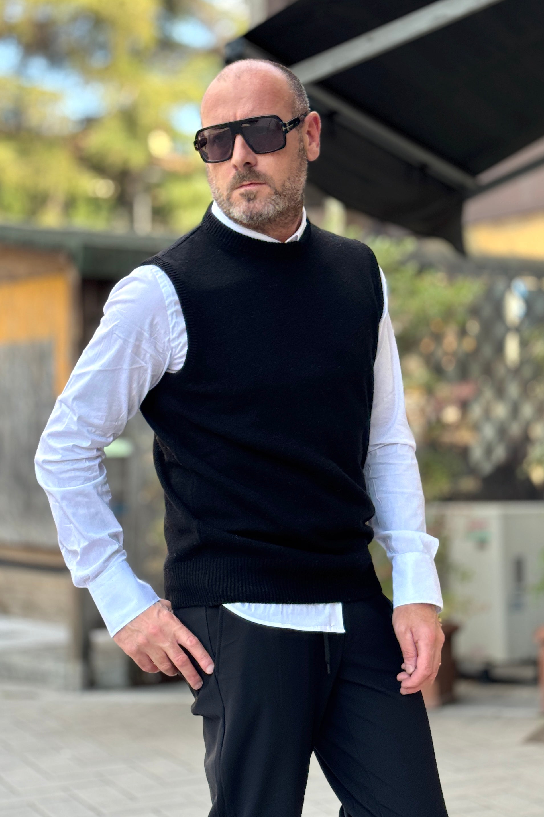 TELAMIRA GILET GIROCOLLO DISPONIBILE IN 3 COLORI