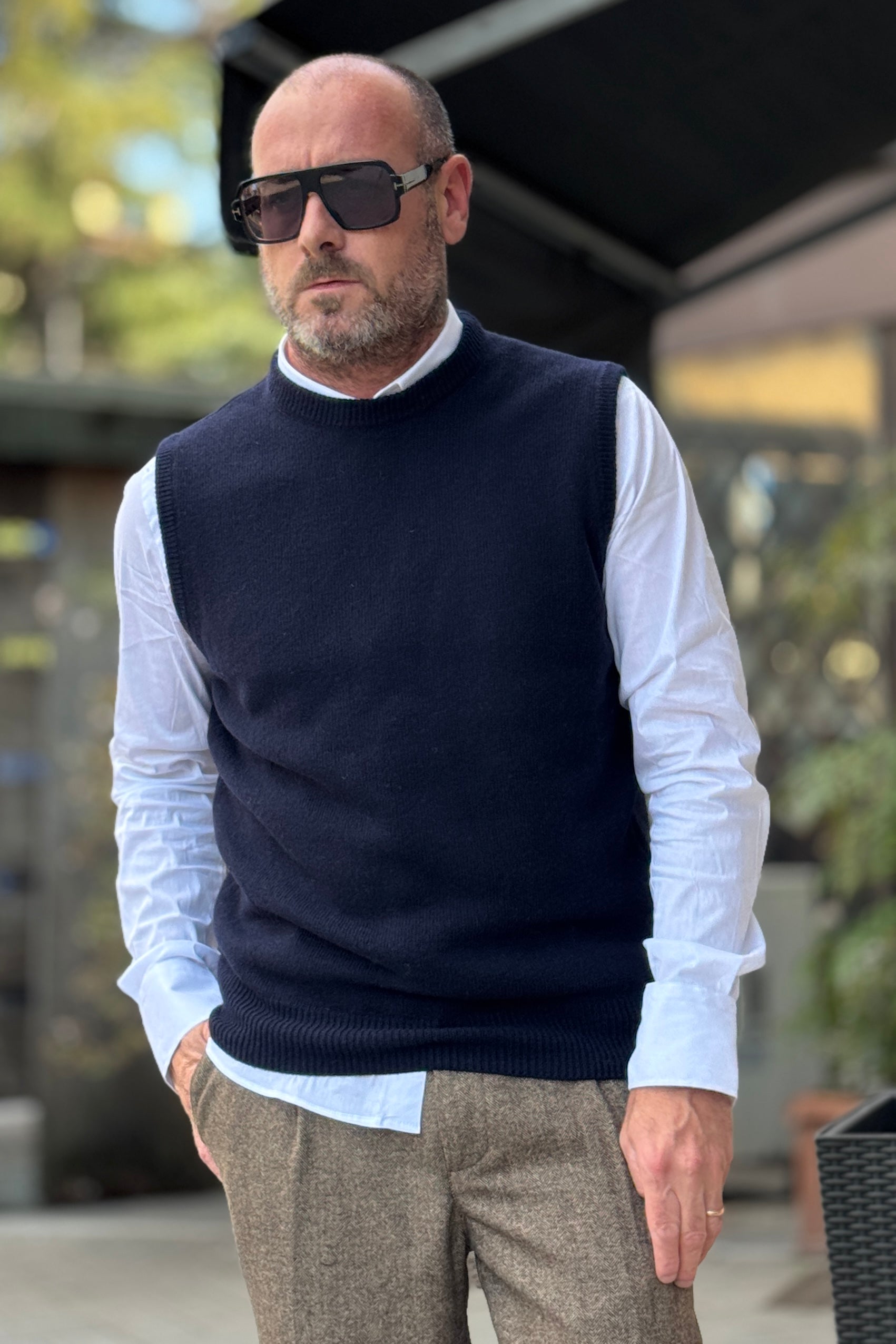 TELAMIRA GILET GIROCOLLO DISPONIBILE IN 3 COLORI